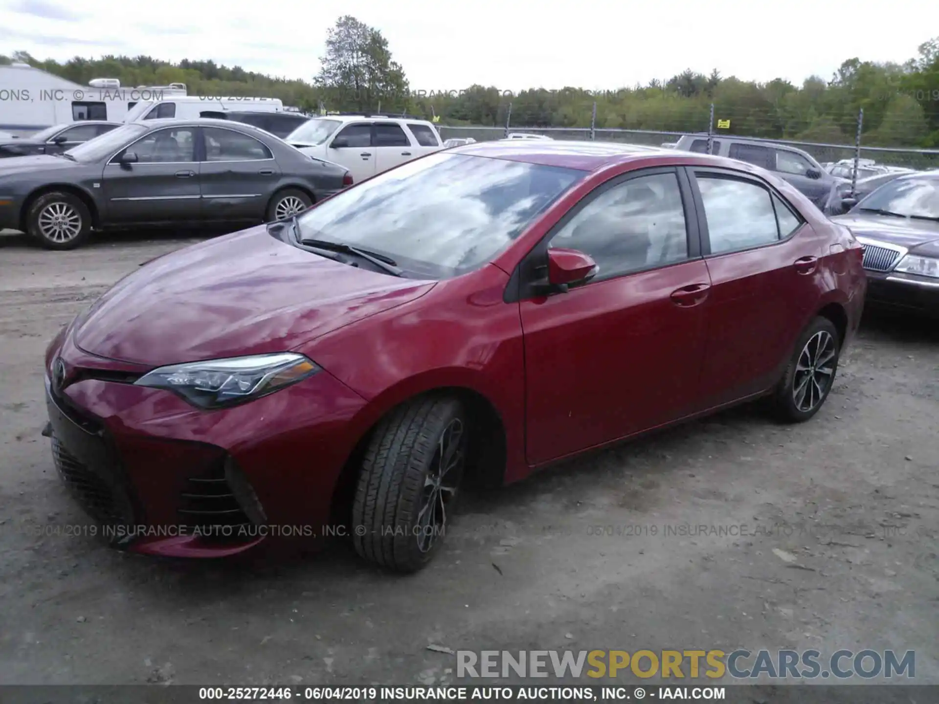 2 Photograph of a damaged car 2T1BURHE5KC136425 TOYOTA COROLLA 2019