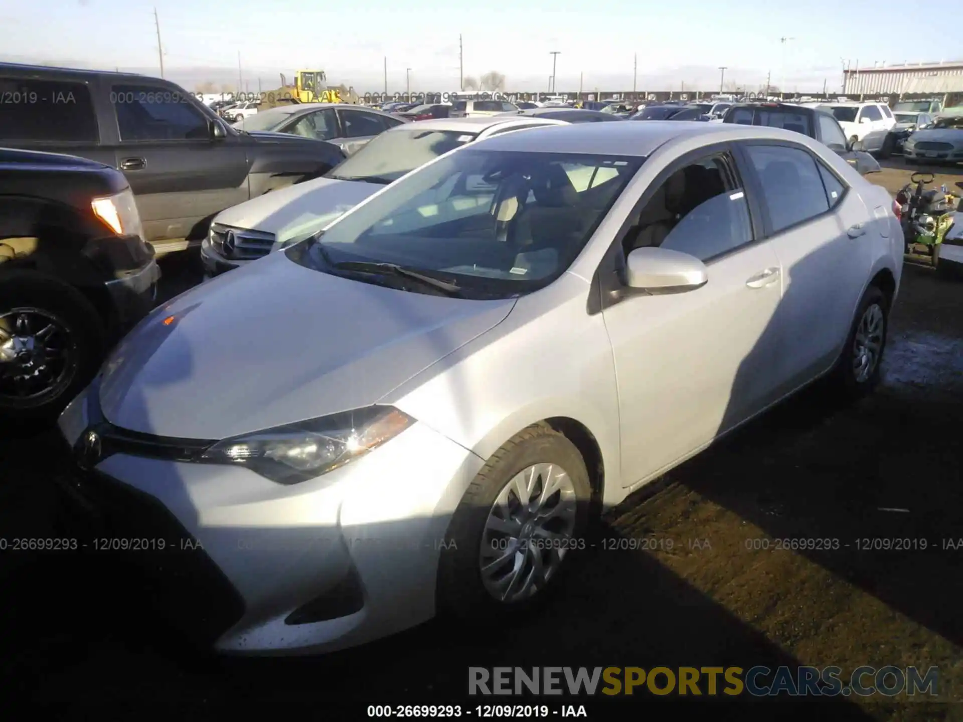 2 Photograph of a damaged car 2T1BURHE5KC137512 TOYOTA COROLLA 2019