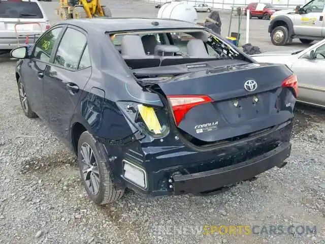 3 Photograph of a damaged car 2T1BURHE5KC137719 TOYOTA COROLLA 2019