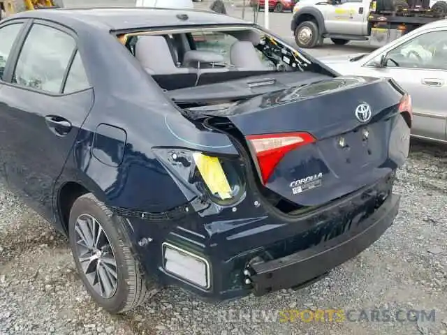 9 Photograph of a damaged car 2T1BURHE5KC137719 TOYOTA COROLLA 2019