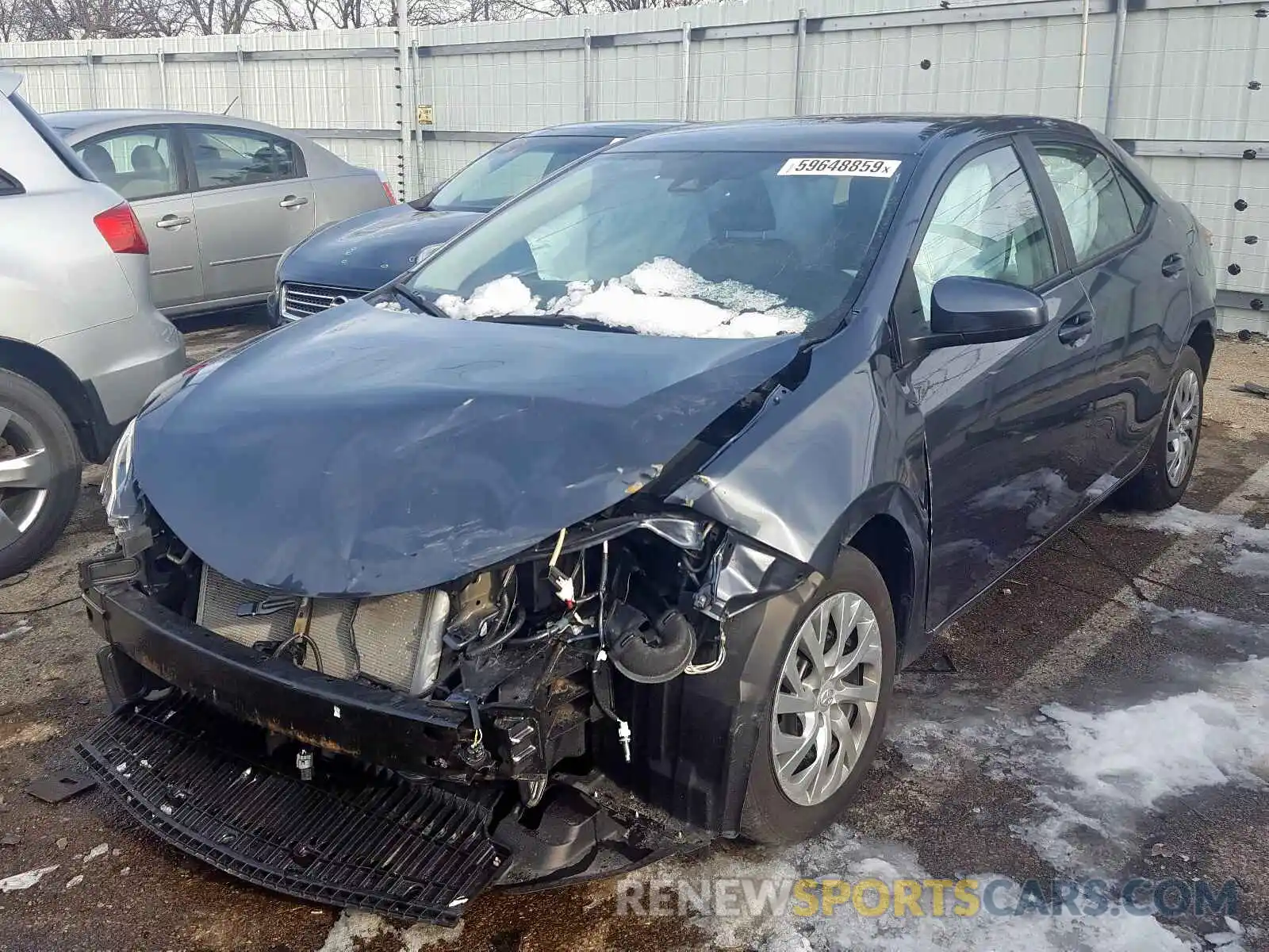 2 Photograph of a damaged car 2T1BURHE5KC138188 TOYOTA COROLLA 2019