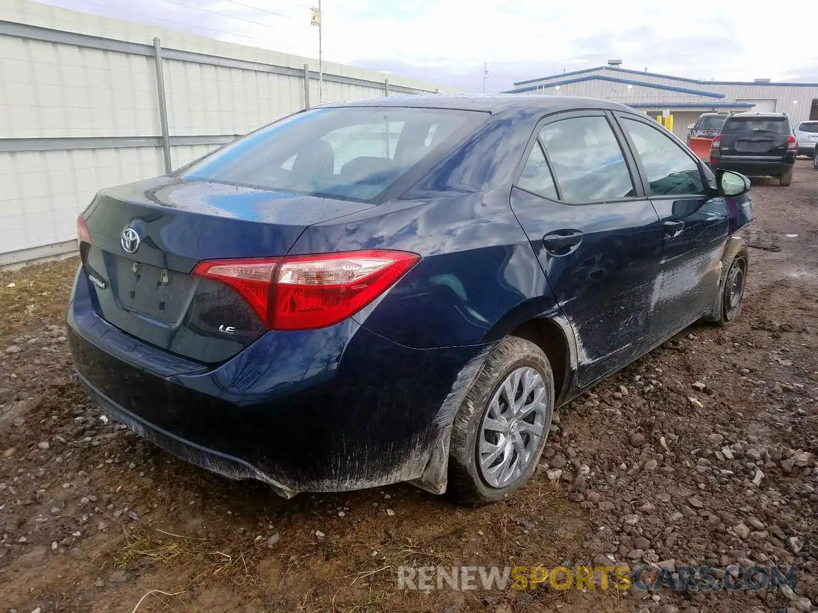 4 Photograph of a damaged car 2T1BURHE5KC138742 TOYOTA COROLLA 2019