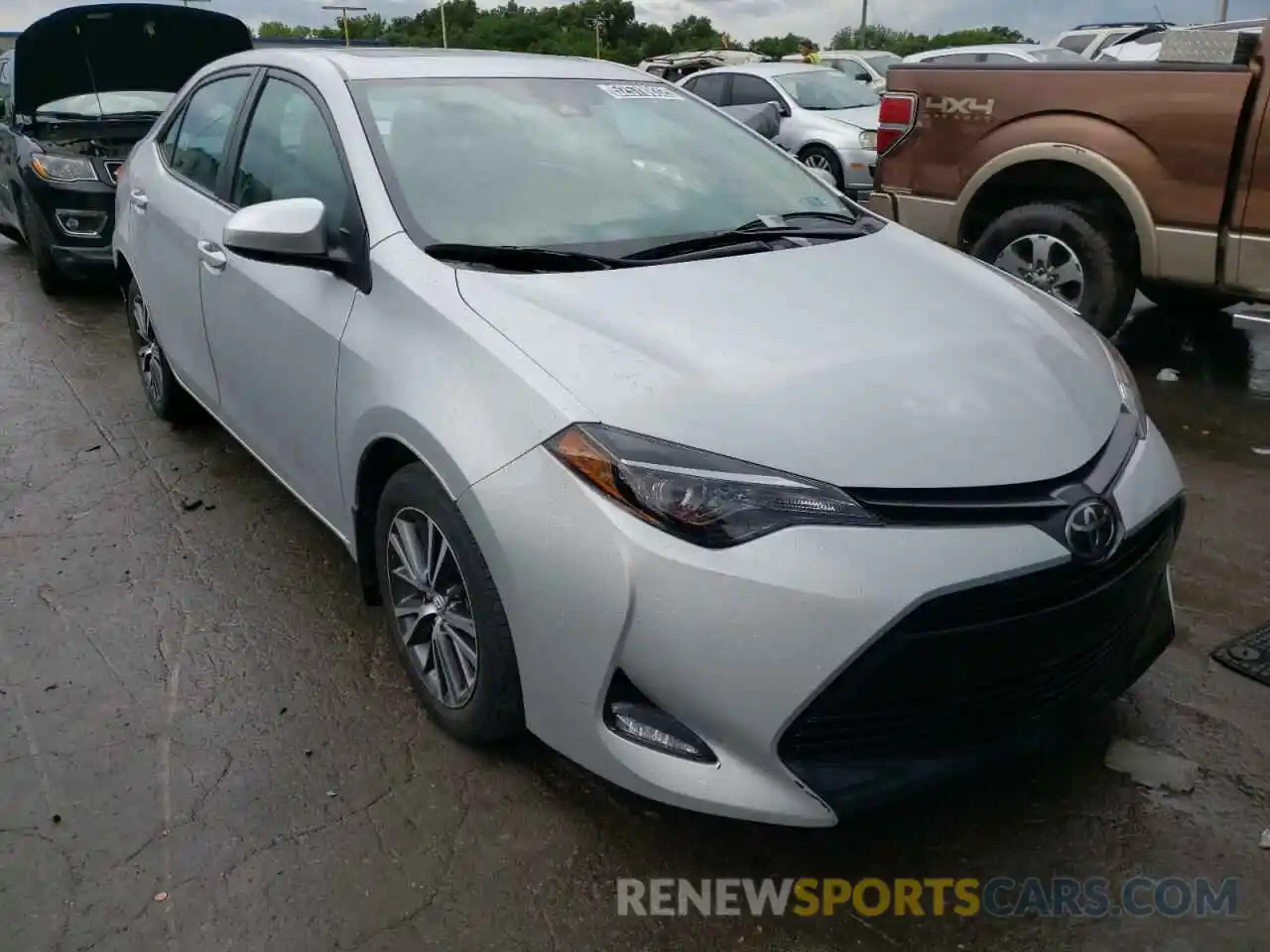 1 Photograph of a damaged car 2T1BURHE5KC138904 TOYOTA COROLLA 2019