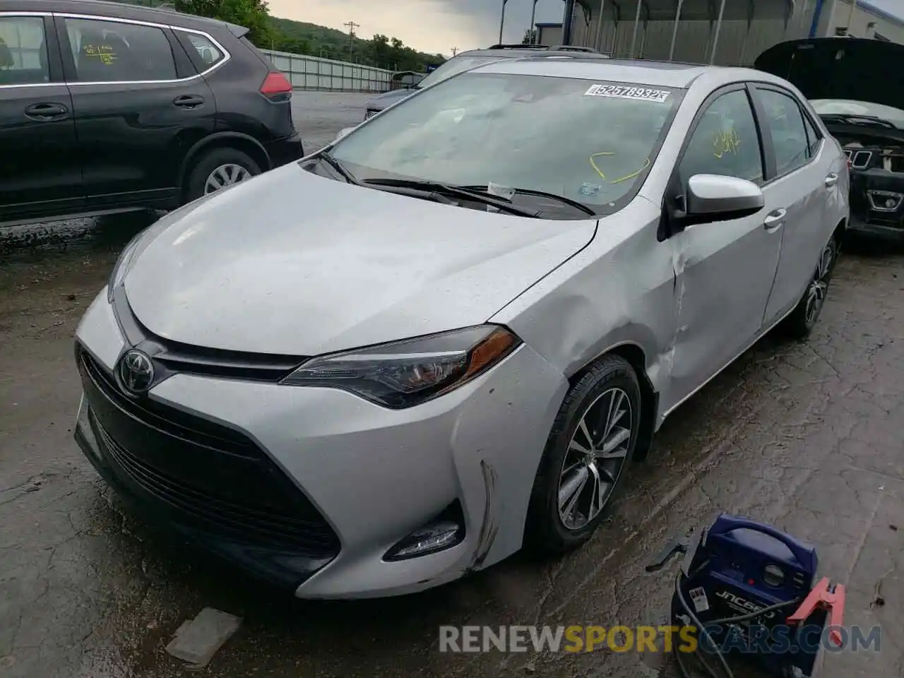 2 Photograph of a damaged car 2T1BURHE5KC138904 TOYOTA COROLLA 2019