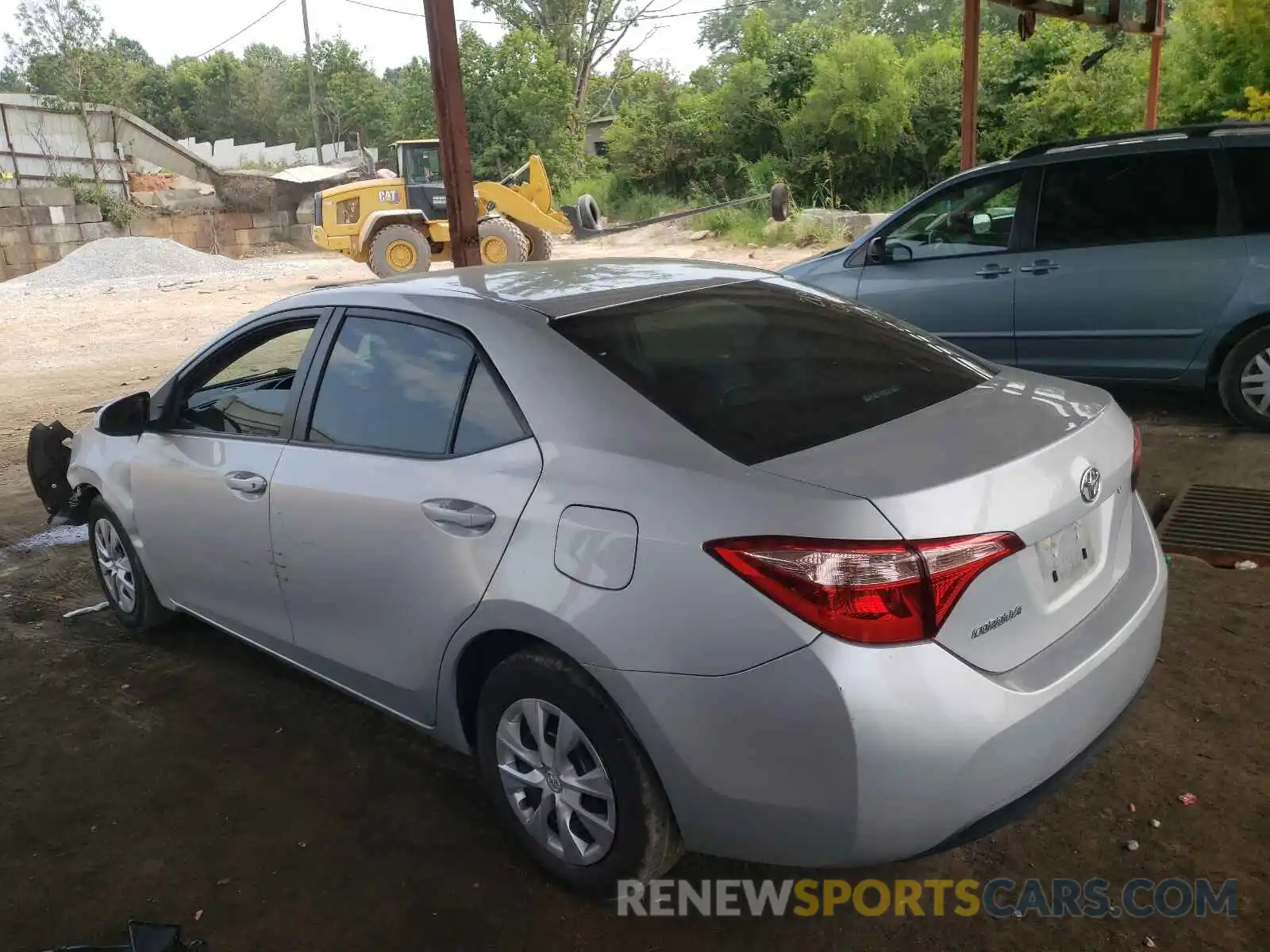 3 Photograph of a damaged car 2T1BURHE5KC139244 TOYOTA COROLLA 2019