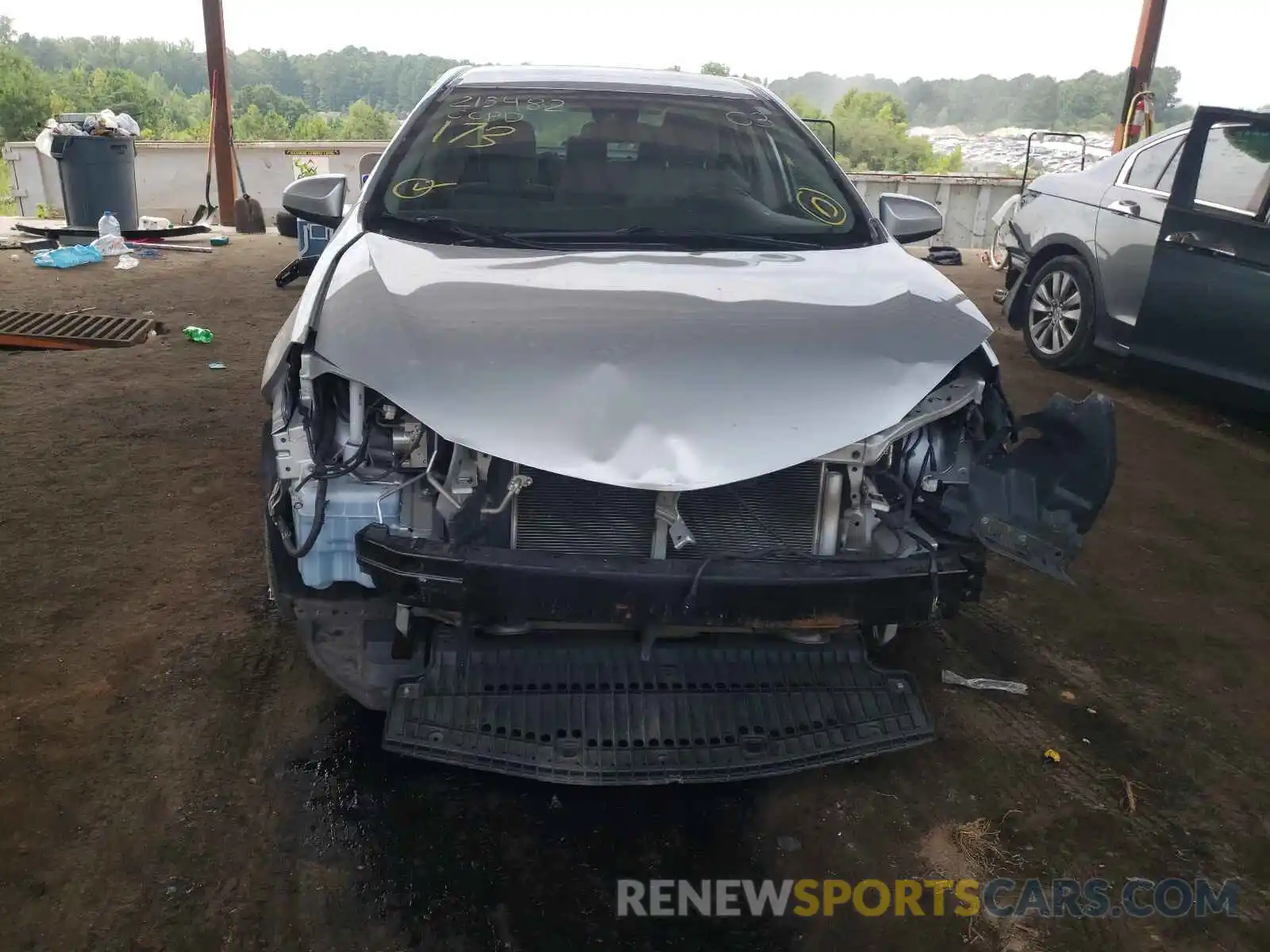 9 Photograph of a damaged car 2T1BURHE5KC139244 TOYOTA COROLLA 2019