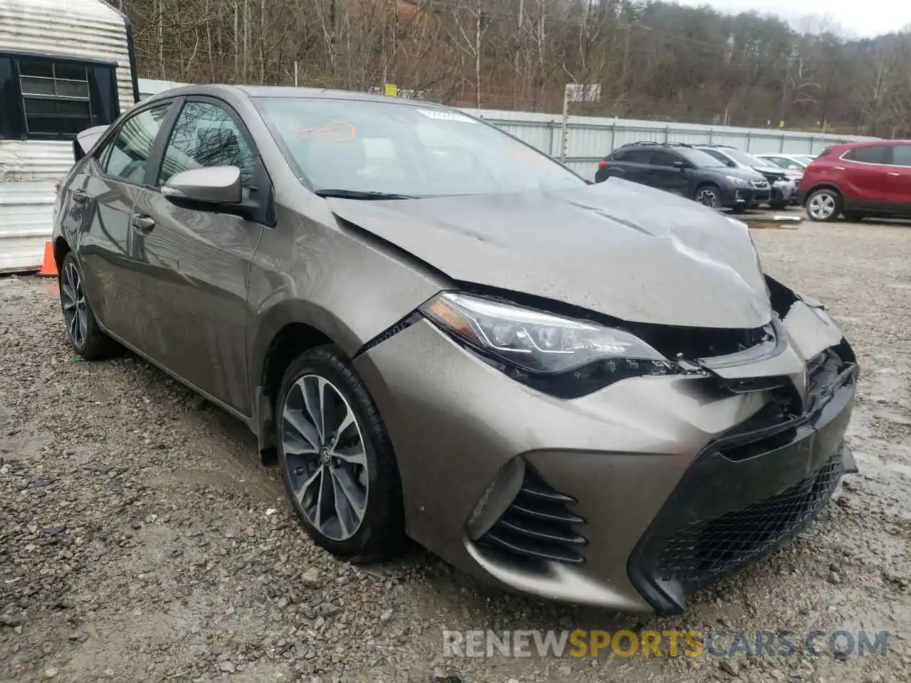 1 Photograph of a damaged car 2T1BURHE5KC140376 TOYOTA COROLLA 2019