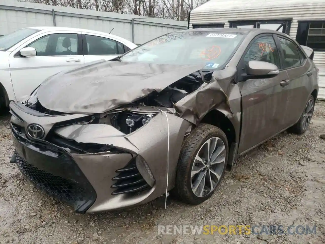 2 Photograph of a damaged car 2T1BURHE5KC140376 TOYOTA COROLLA 2019