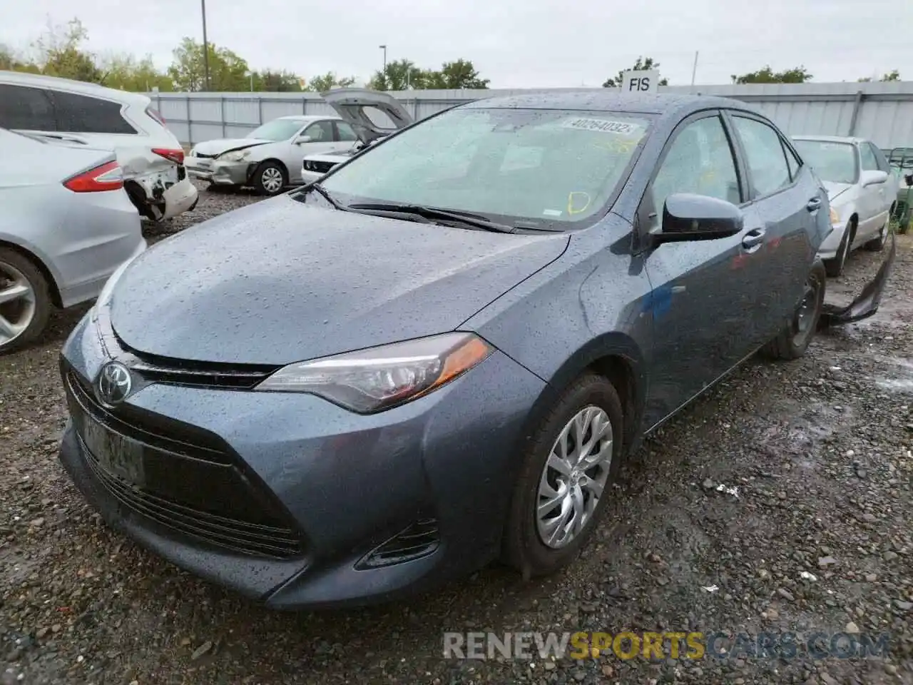 2 Photograph of a damaged car 2T1BURHE5KC141978 TOYOTA COROLLA 2019