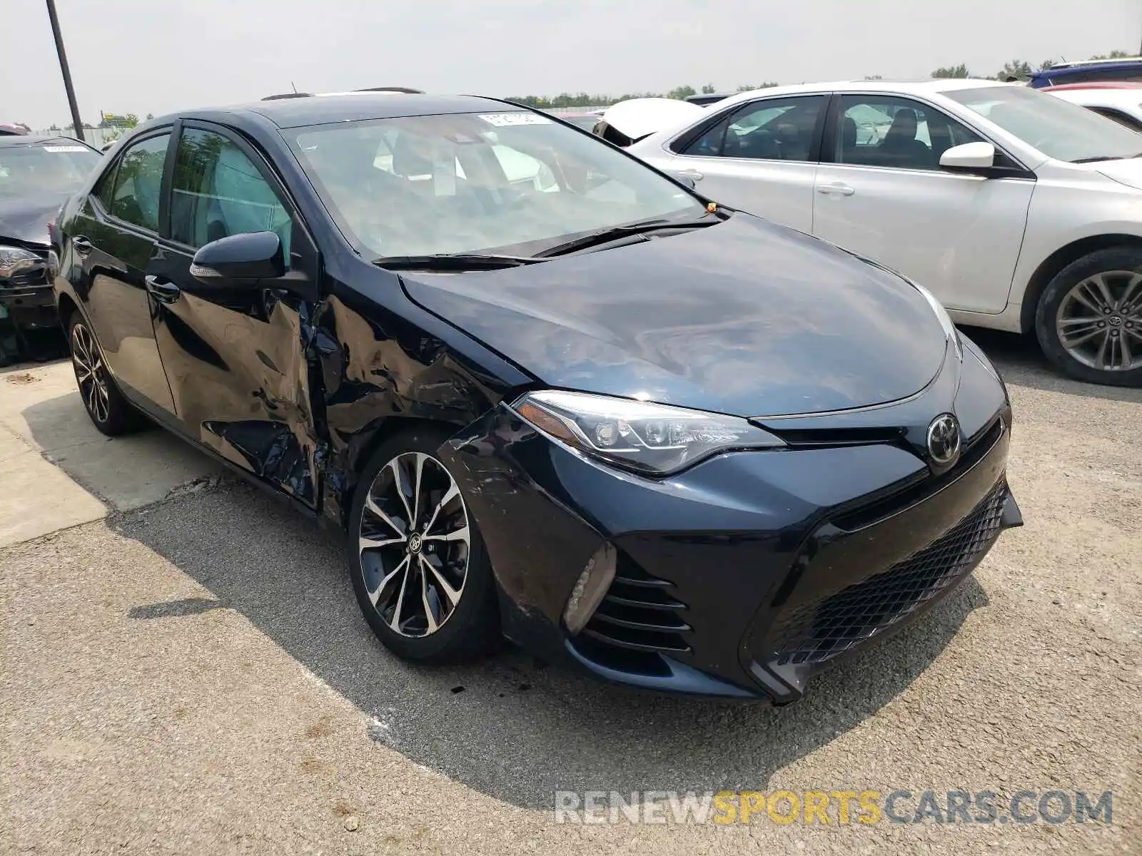 1 Photograph of a damaged car 2T1BURHE5KC142371 TOYOTA COROLLA 2019