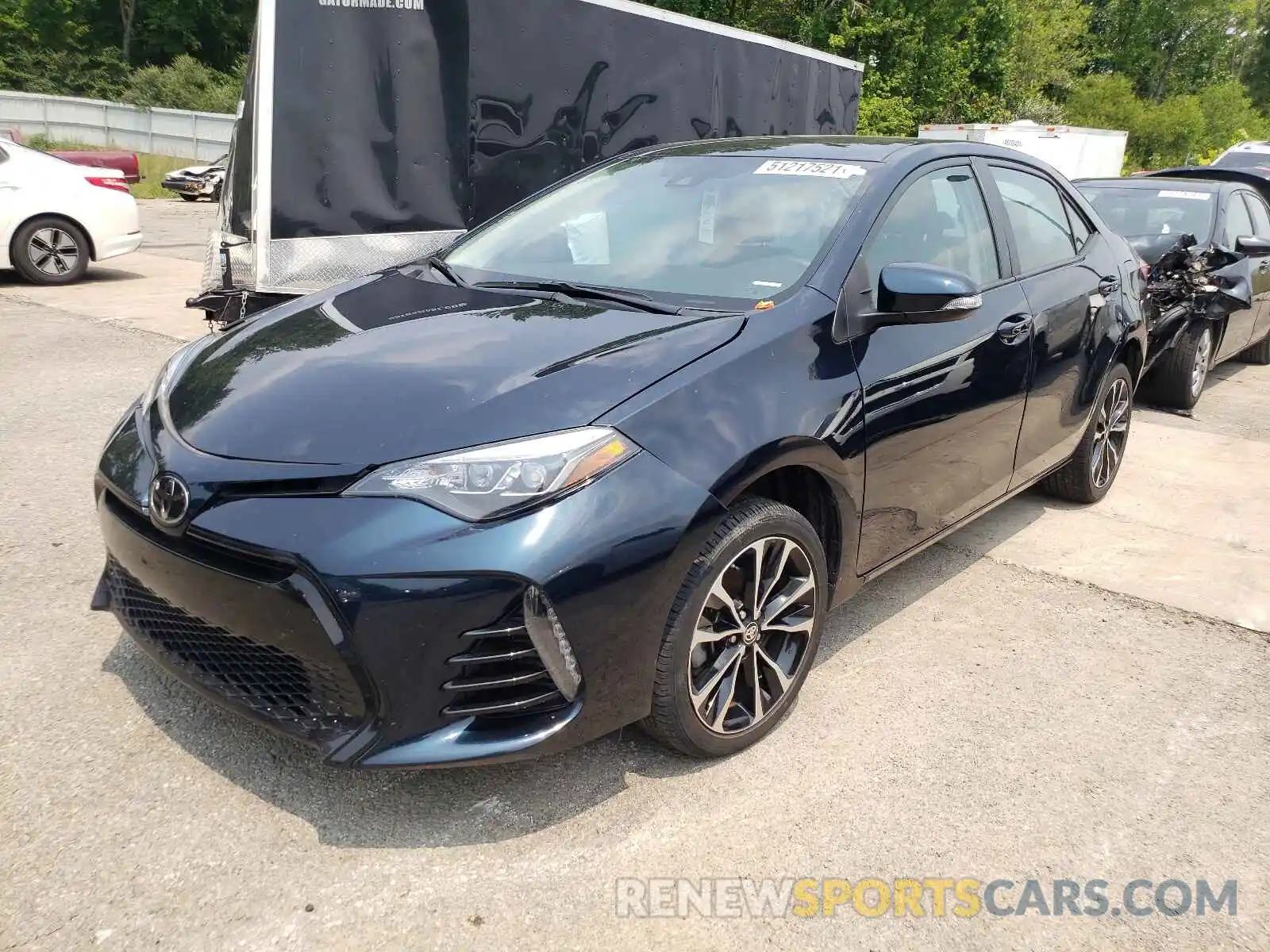 2 Photograph of a damaged car 2T1BURHE5KC142371 TOYOTA COROLLA 2019