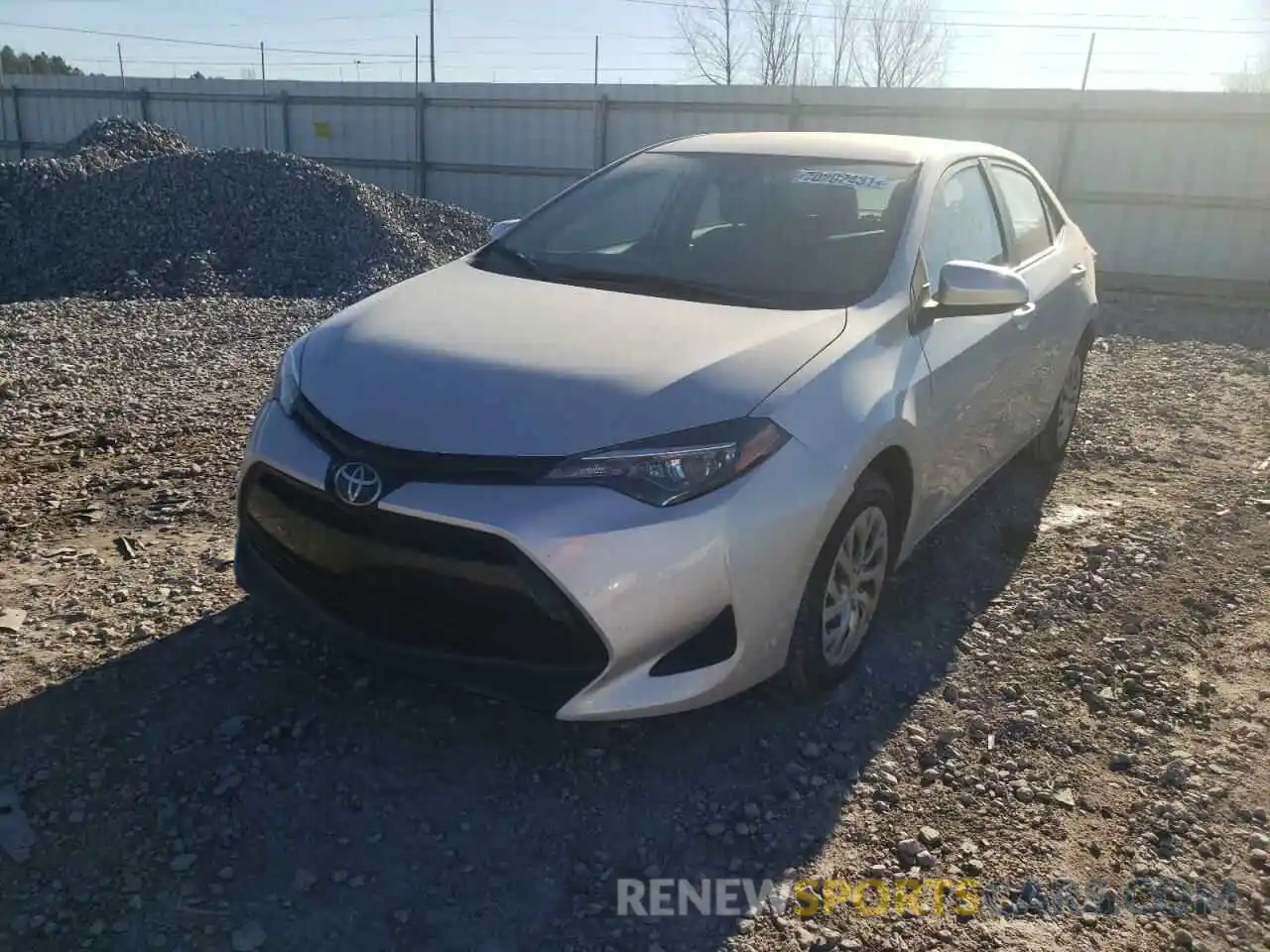 2 Photograph of a damaged car 2T1BURHE5KC142869 TOYOTA COROLLA 2019