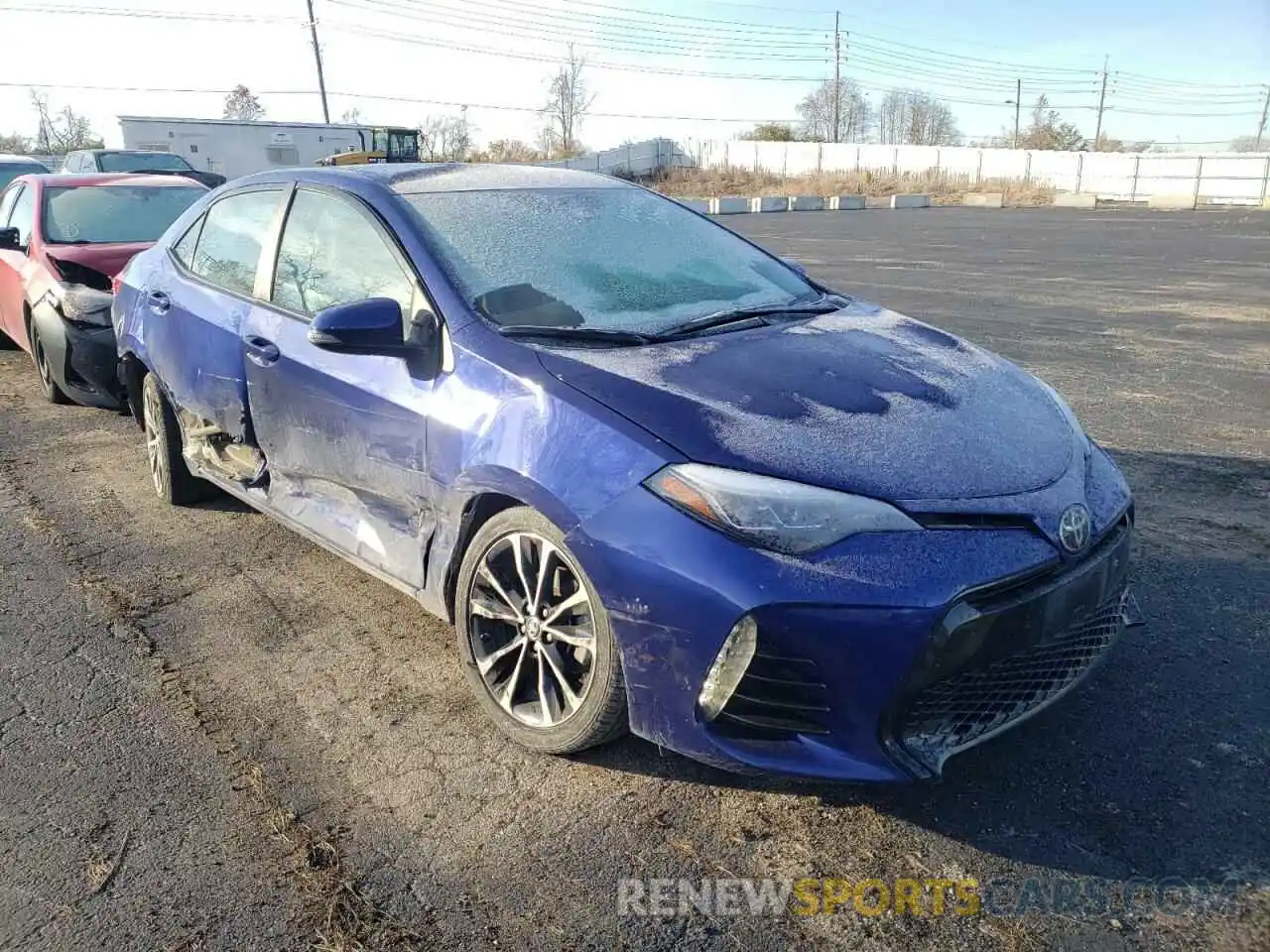 1 Photograph of a damaged car 2T1BURHE5KC142967 TOYOTA COROLLA 2019