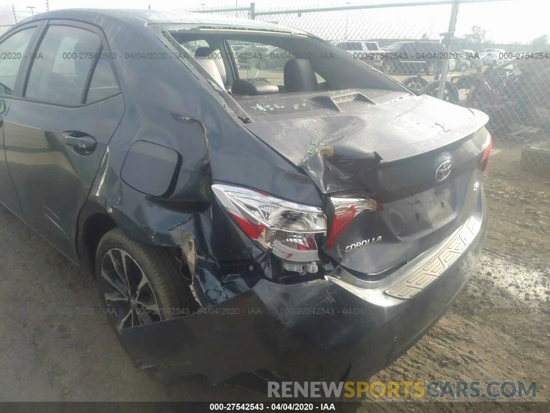 6 Photograph of a damaged car 2T1BURHE5KC143049 TOYOTA COROLLA 2019