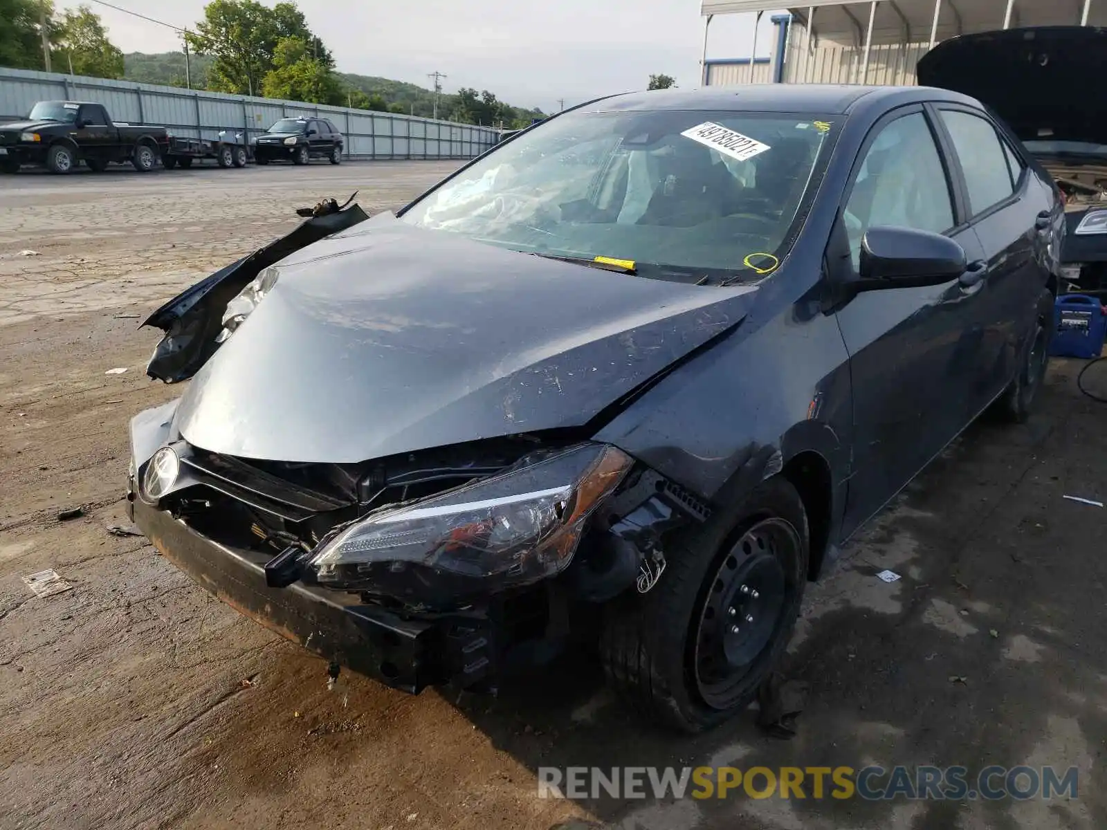 2 Photograph of a damaged car 2T1BURHE5KC143066 TOYOTA COROLLA 2019