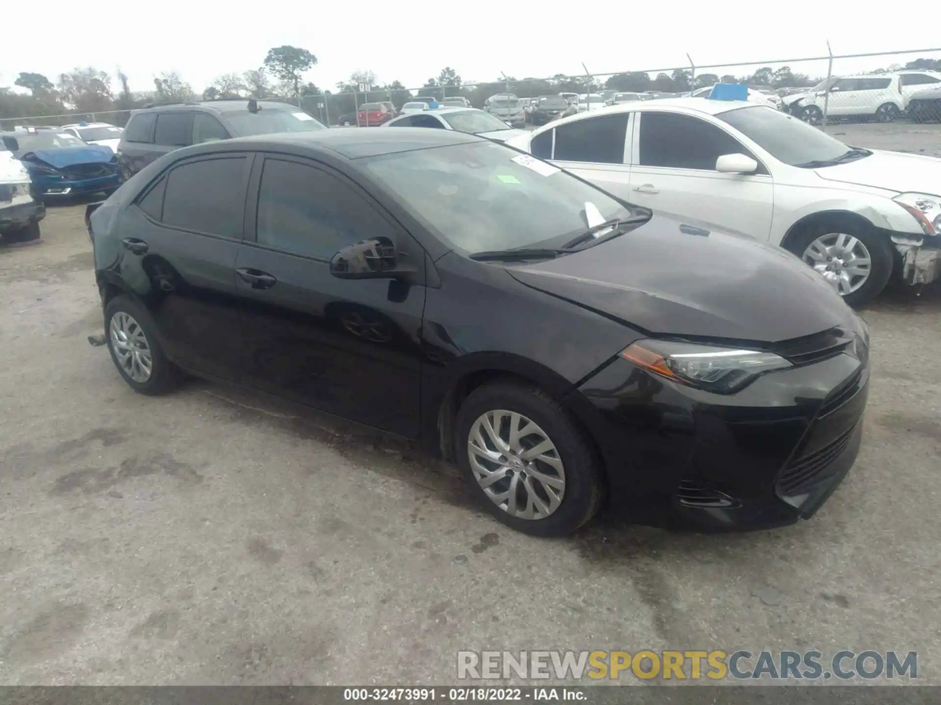 1 Photograph of a damaged car 2T1BURHE5KC143746 TOYOTA COROLLA 2019