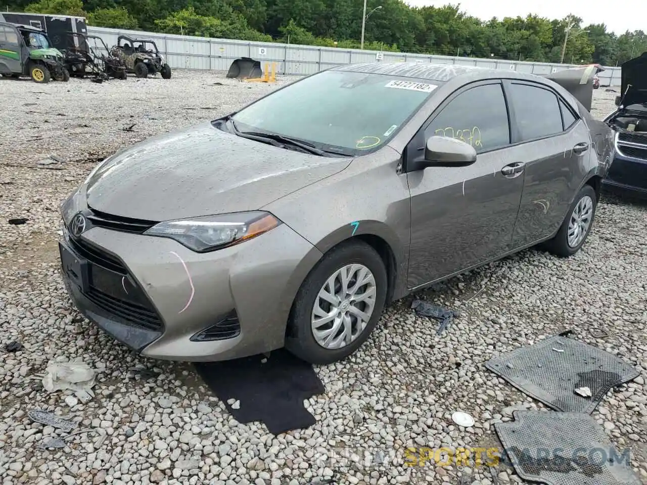 2 Photograph of a damaged car 2T1BURHE5KC143911 TOYOTA COROLLA 2019