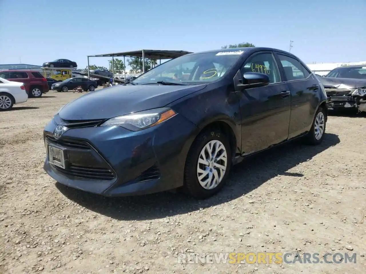 2 Photograph of a damaged car 2T1BURHE5KC144055 TOYOTA COROLLA 2019