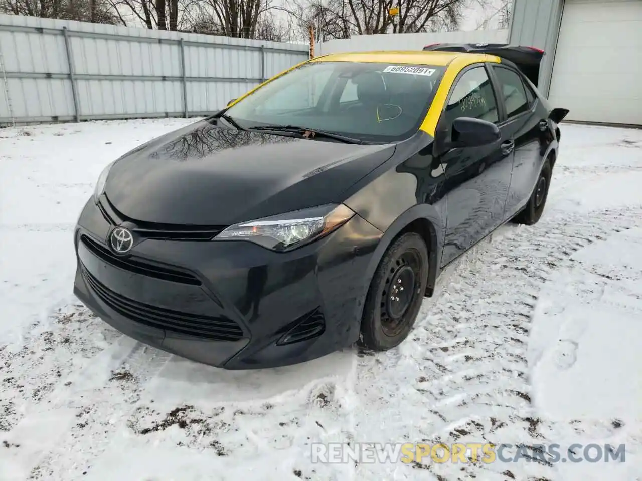 2 Photograph of a damaged car 2T1BURHE5KC144587 TOYOTA COROLLA 2019