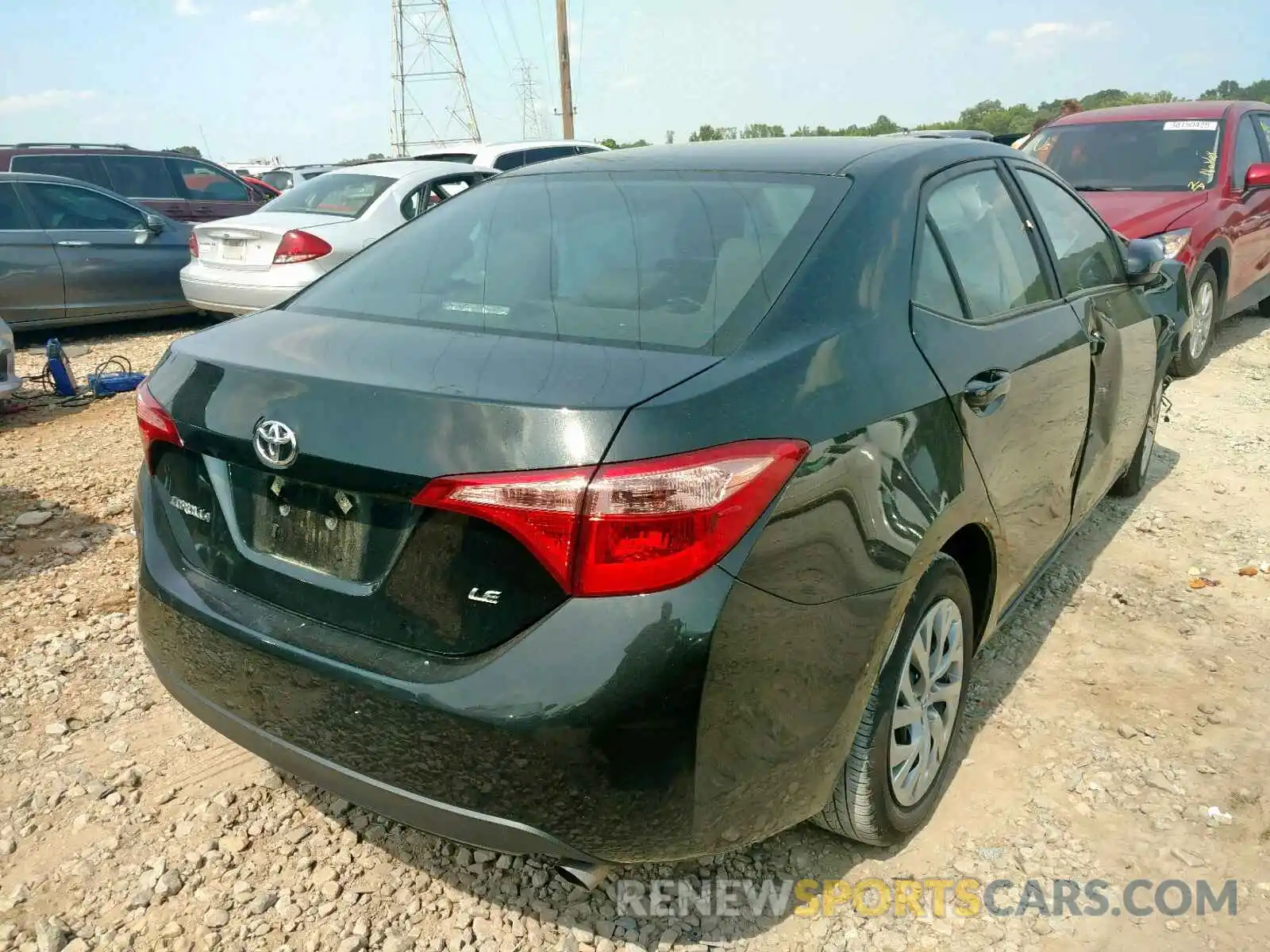 4 Photograph of a damaged car 2T1BURHE5KC145674 TOYOTA COROLLA 2019