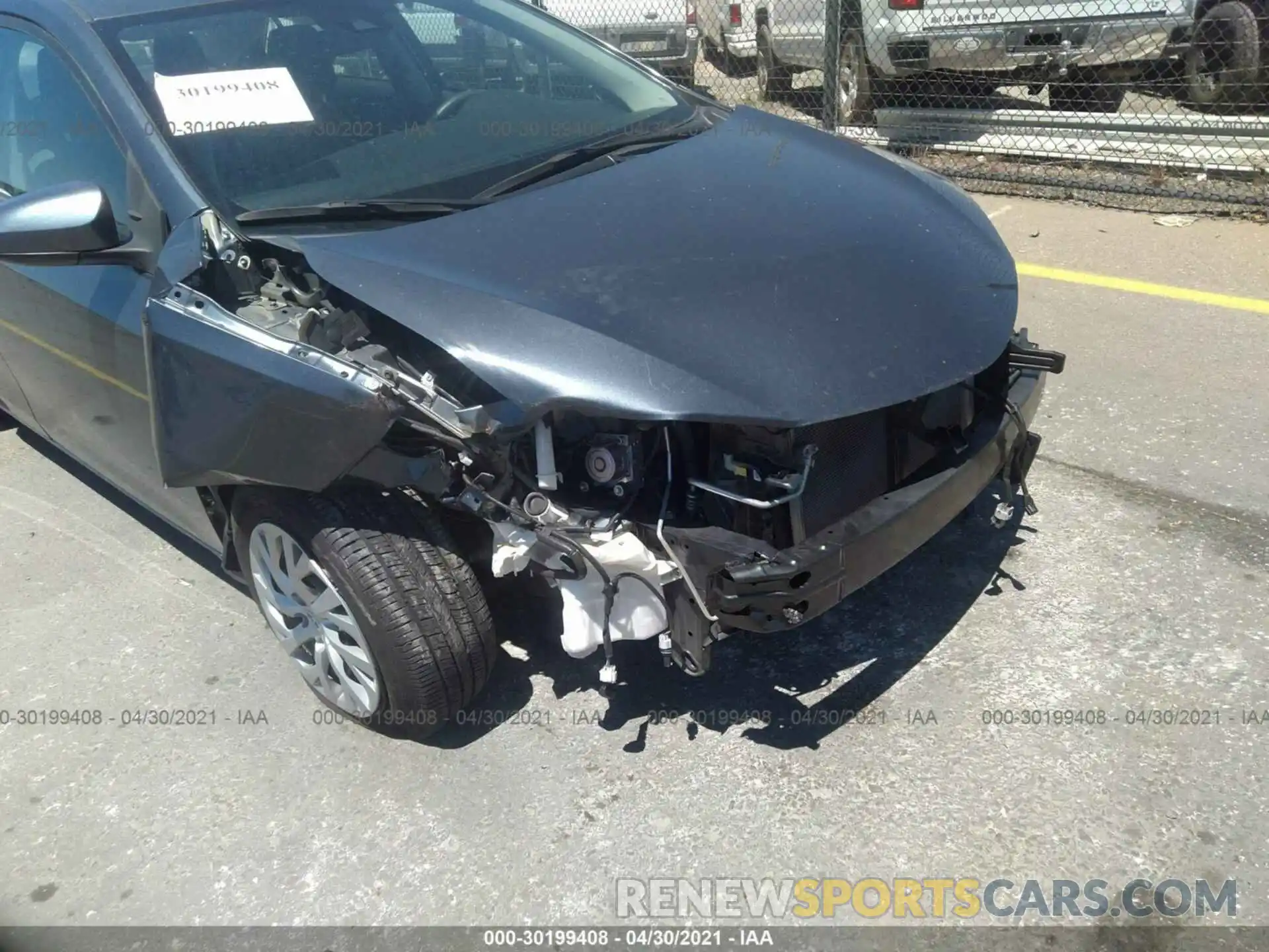 6 Photograph of a damaged car 2T1BURHE5KC145982 TOYOTA COROLLA 2019