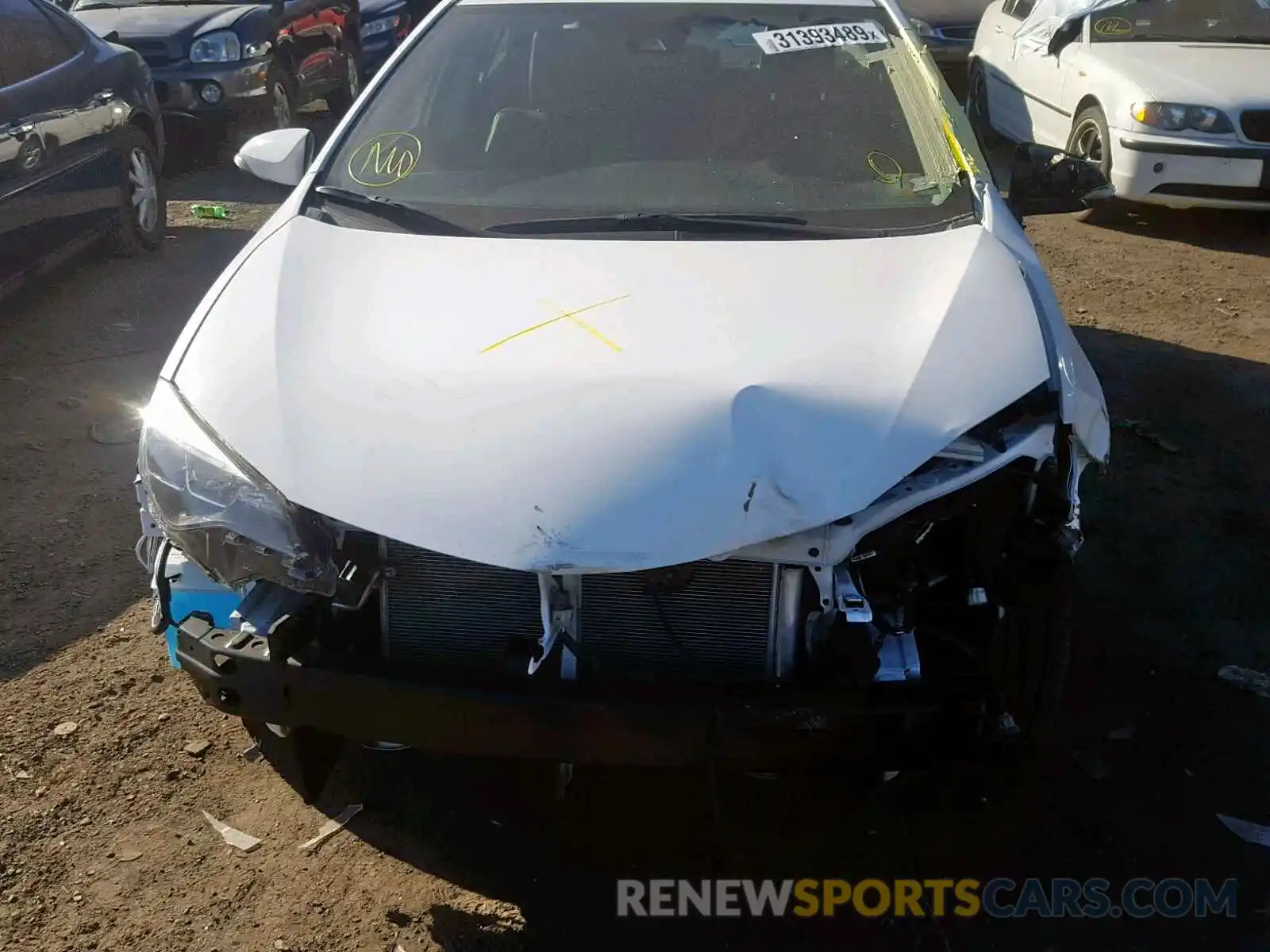 7 Photograph of a damaged car 2T1BURHE5KC146470 TOYOTA COROLLA 2019