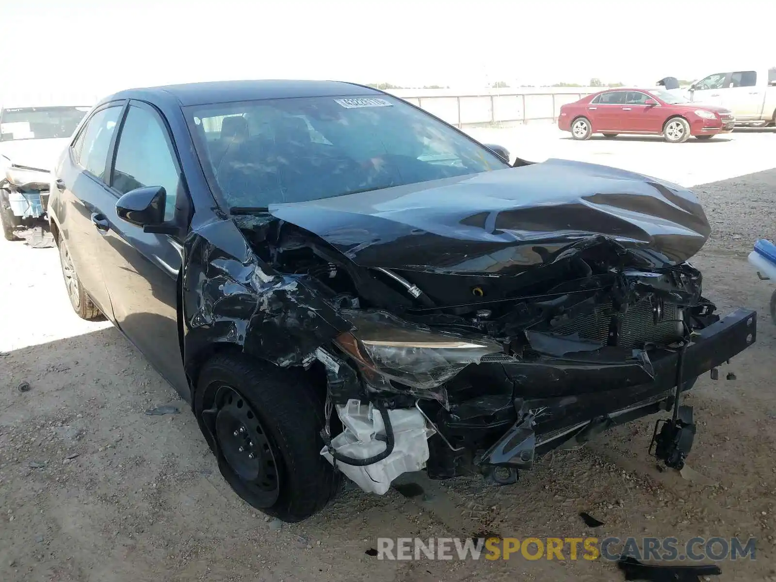 1 Photograph of a damaged car 2T1BURHE5KC146906 TOYOTA COROLLA 2019