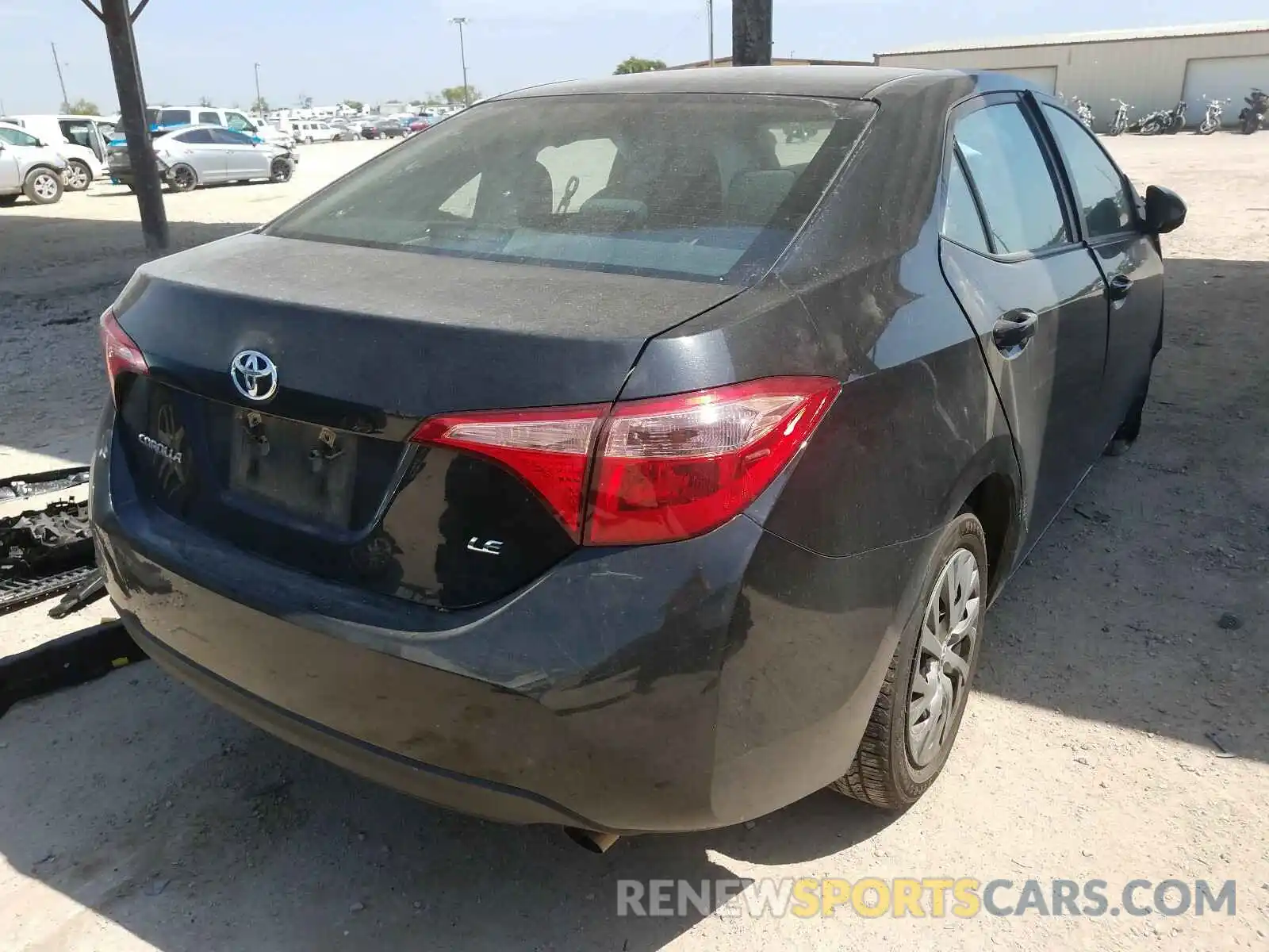 4 Photograph of a damaged car 2T1BURHE5KC146906 TOYOTA COROLLA 2019