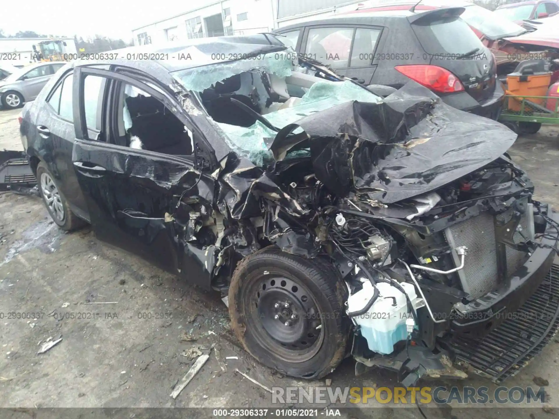 6 Photograph of a damaged car 2T1BURHE5KC147134 TOYOTA COROLLA 2019