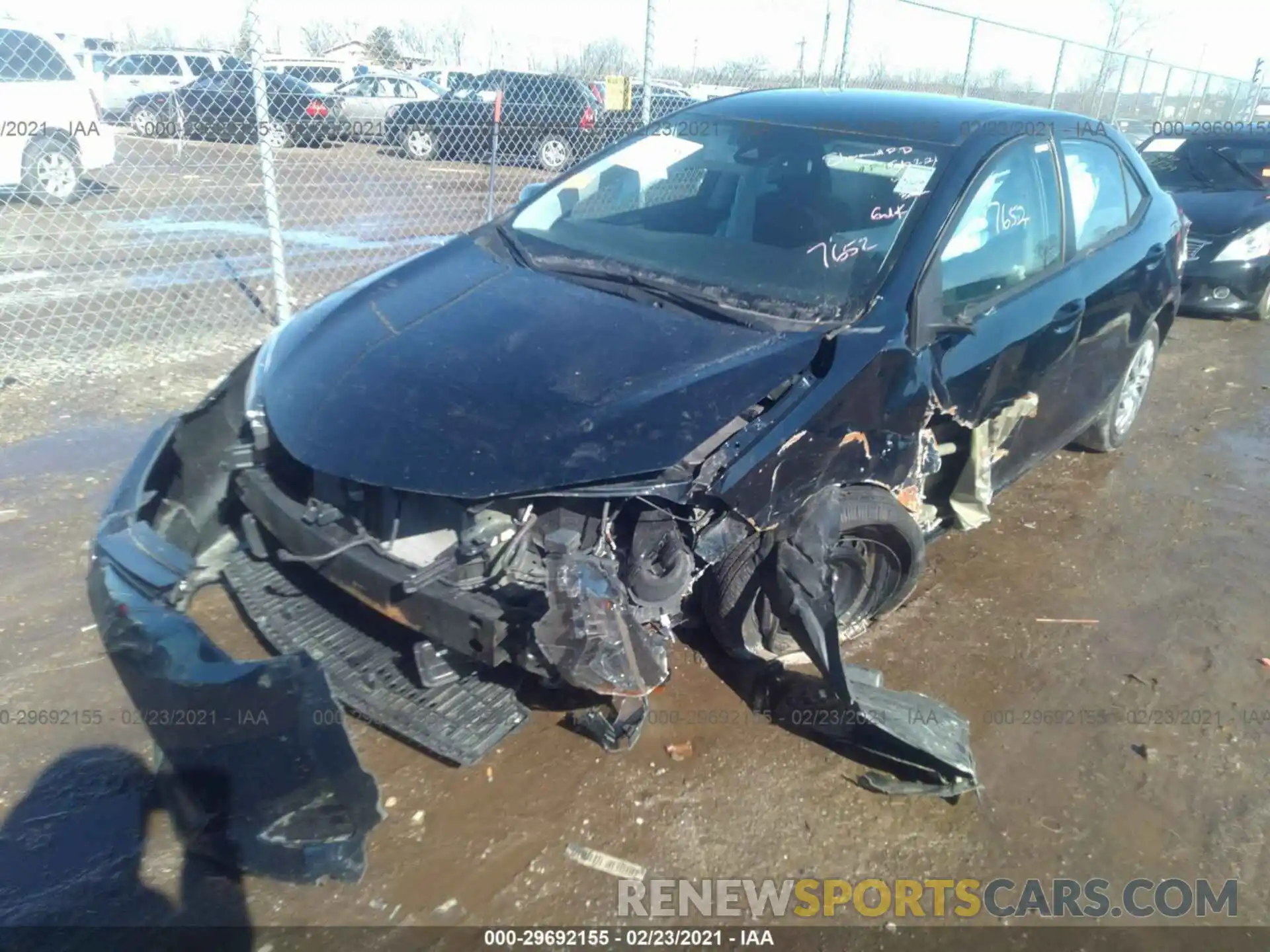 2 Photograph of a damaged car 2T1BURHE5KC147652 TOYOTA COROLLA 2019