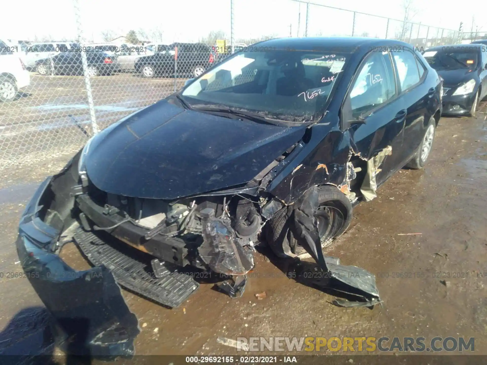 6 Photograph of a damaged car 2T1BURHE5KC147652 TOYOTA COROLLA 2019