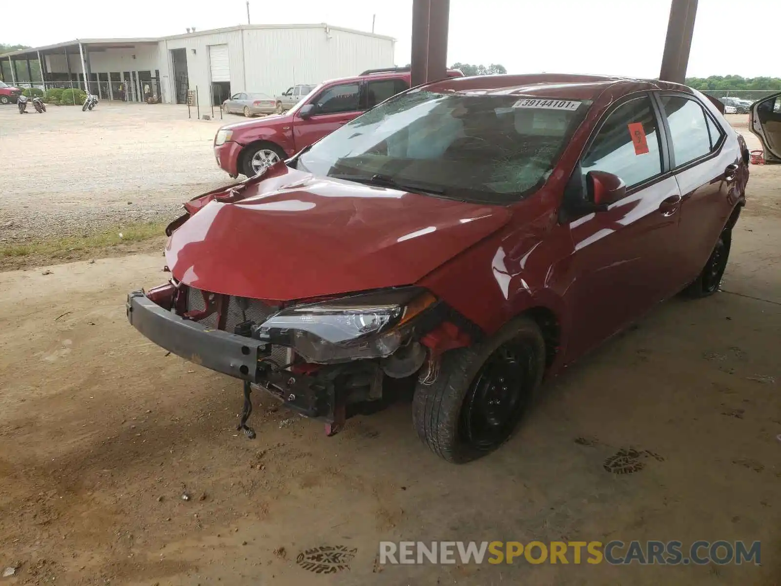 2 Photograph of a damaged car 2T1BURHE5KC148249 TOYOTA COROLLA 2019