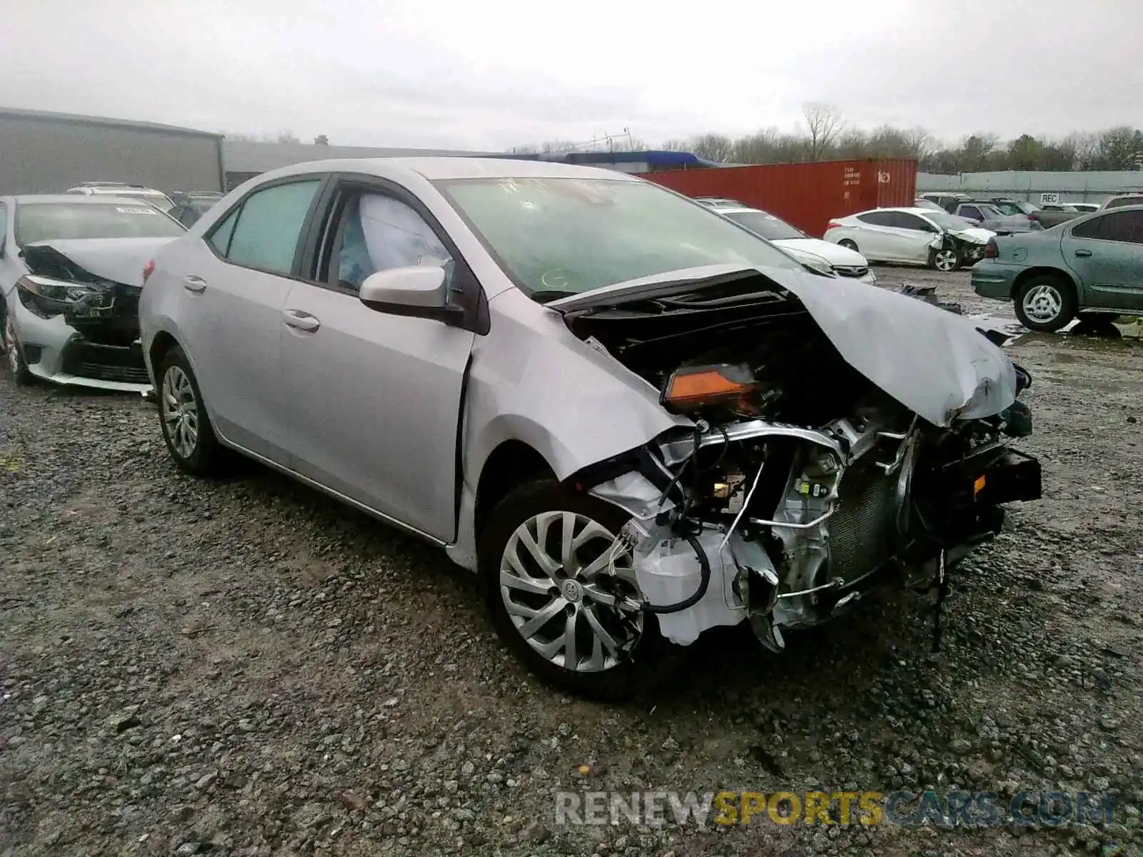 1 Photograph of a damaged car 2T1BURHE5KC149093 TOYOTA COROLLA 2019