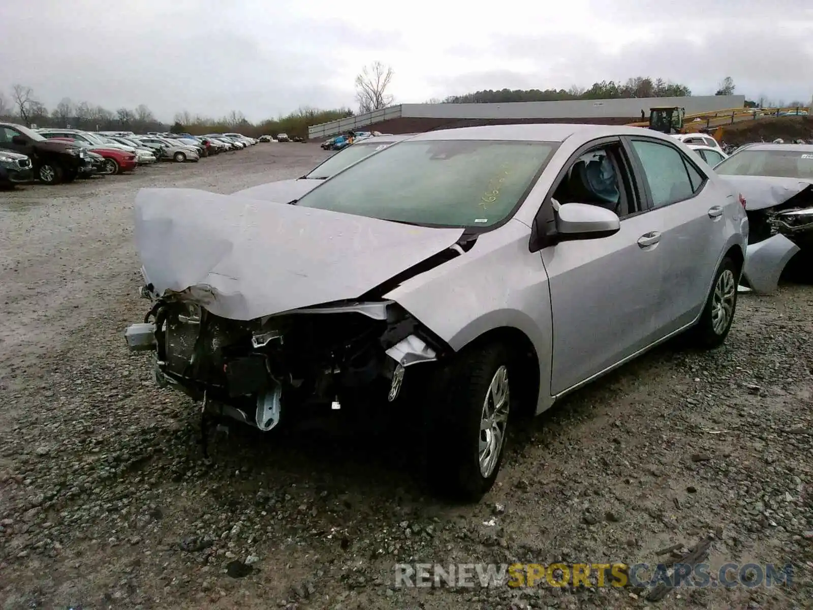 2 Photograph of a damaged car 2T1BURHE5KC149093 TOYOTA COROLLA 2019