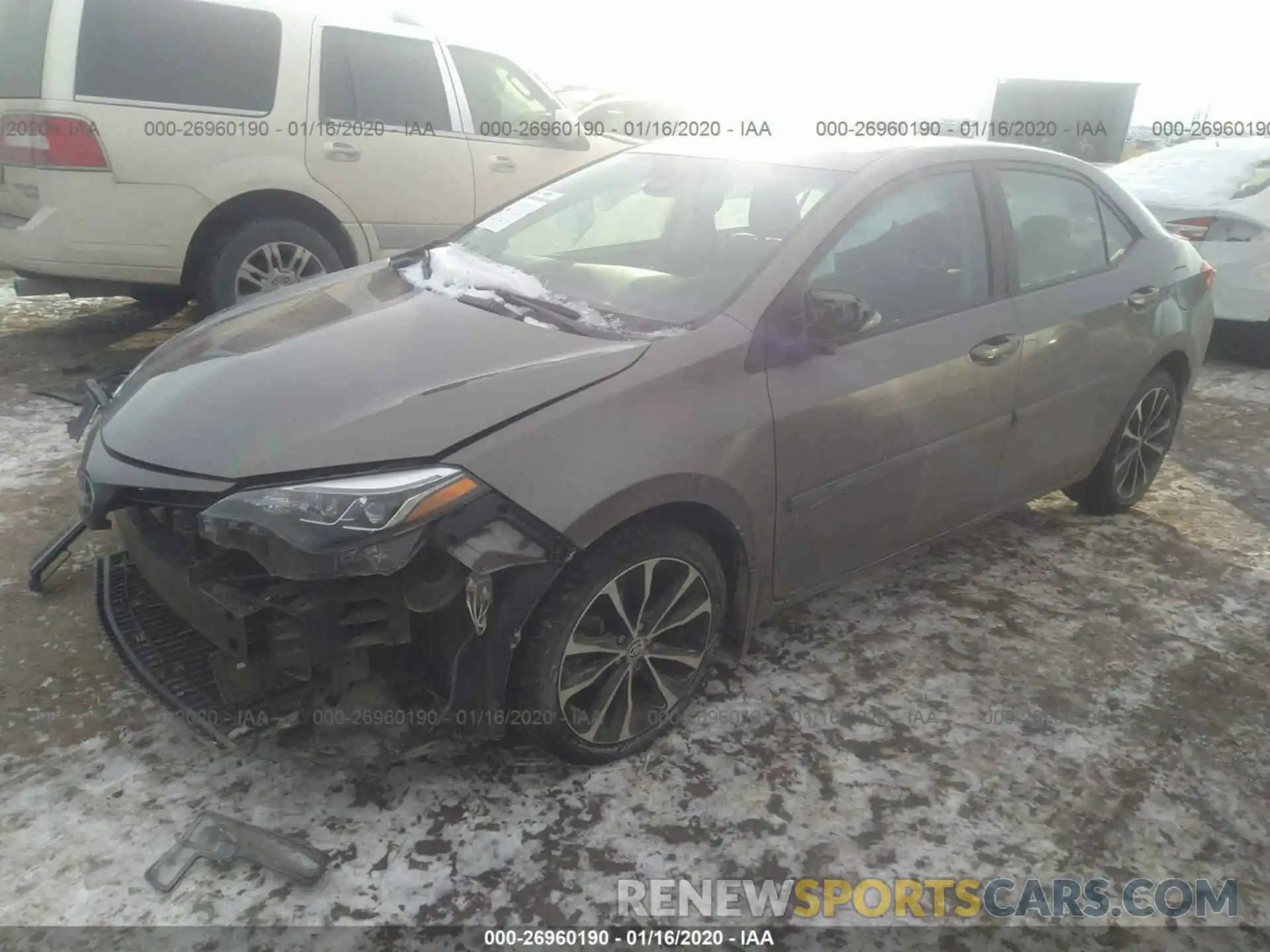 2 Фотография поврежденного автомобиля 2T1BURHE5KC149174 TOYOTA COROLLA 2019