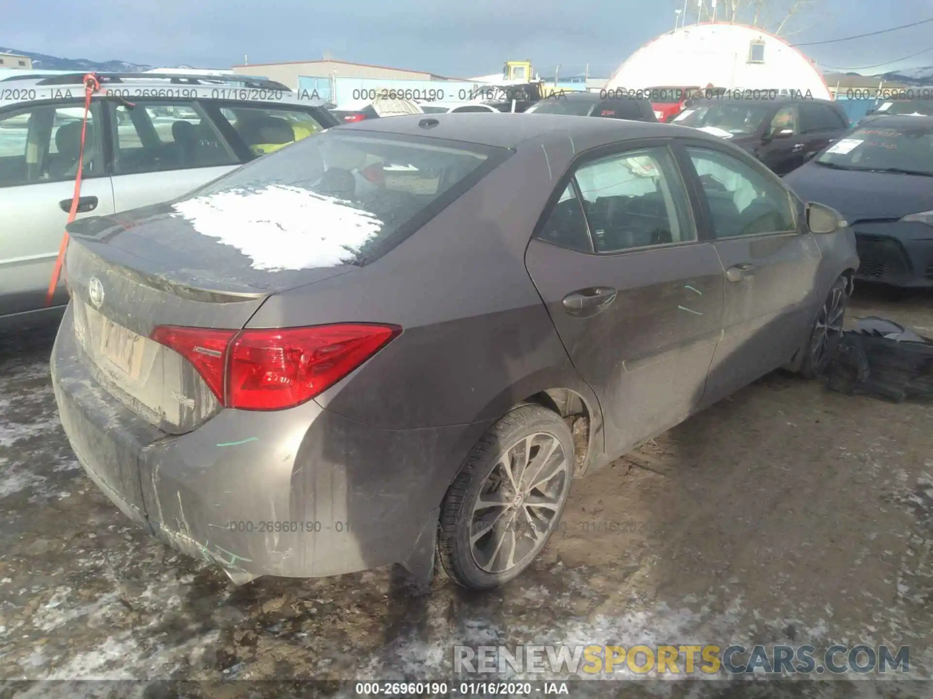 4 Photograph of a damaged car 2T1BURHE5KC149174 TOYOTA COROLLA 2019