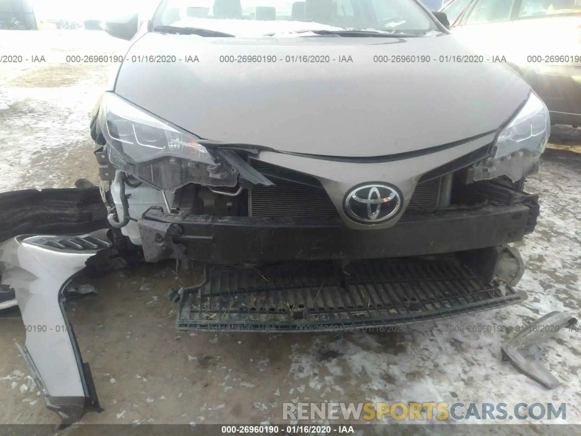 6 Photograph of a damaged car 2T1BURHE5KC149174 TOYOTA COROLLA 2019