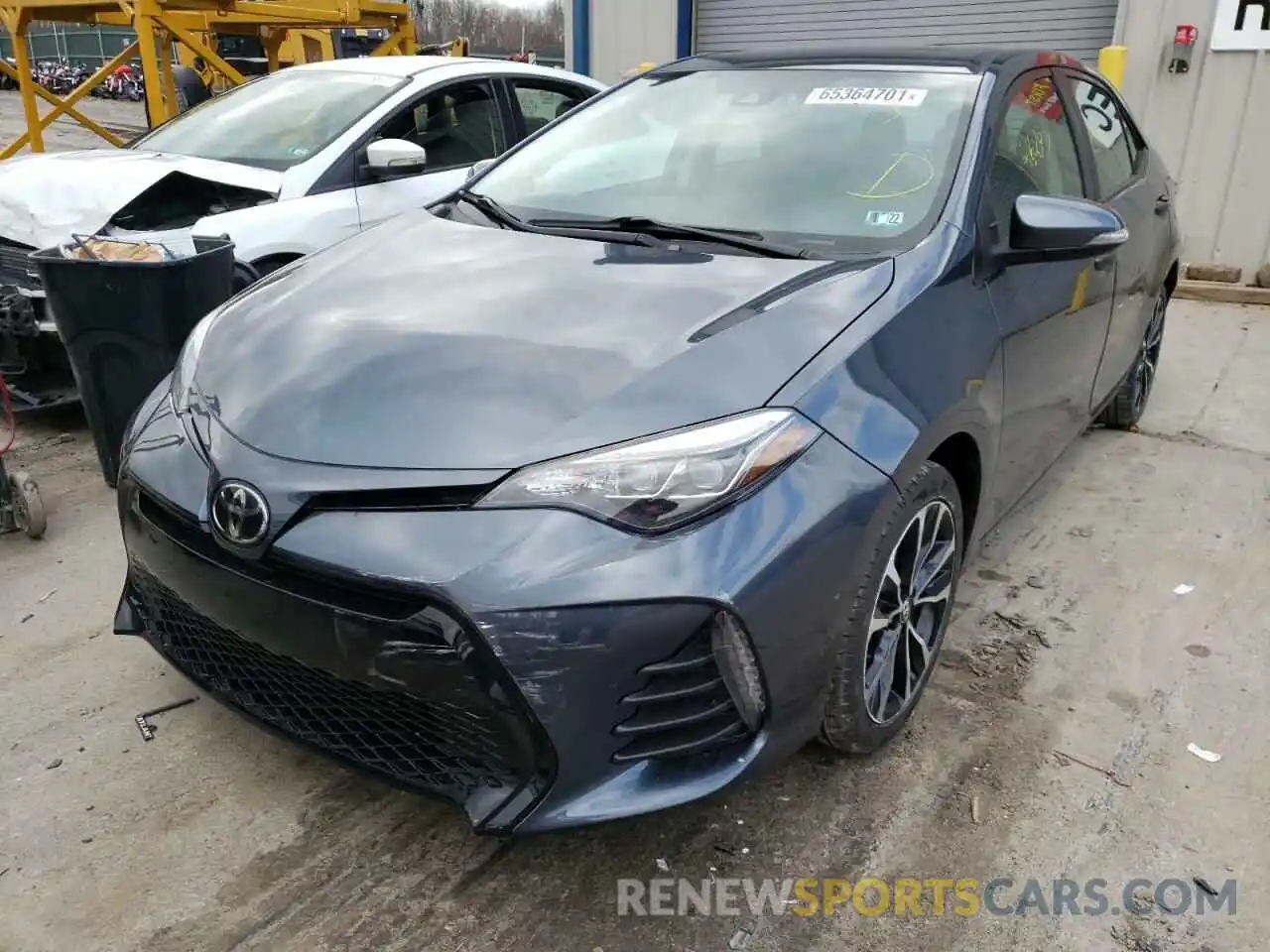 2 Photograph of a damaged car 2T1BURHE5KC149238 TOYOTA COROLLA 2019