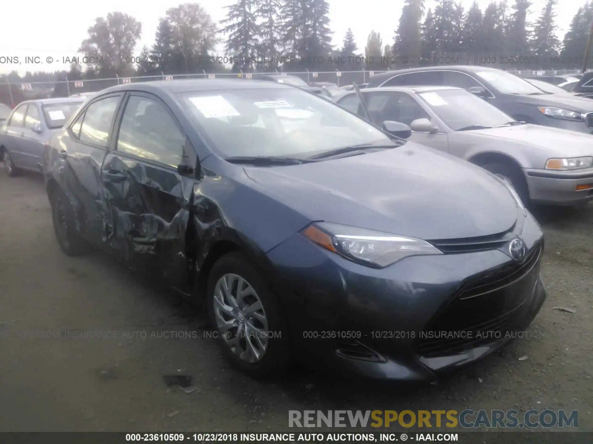 1 Photograph of a damaged car 2T1BURHE5KC149384 Toyota Corolla 2019