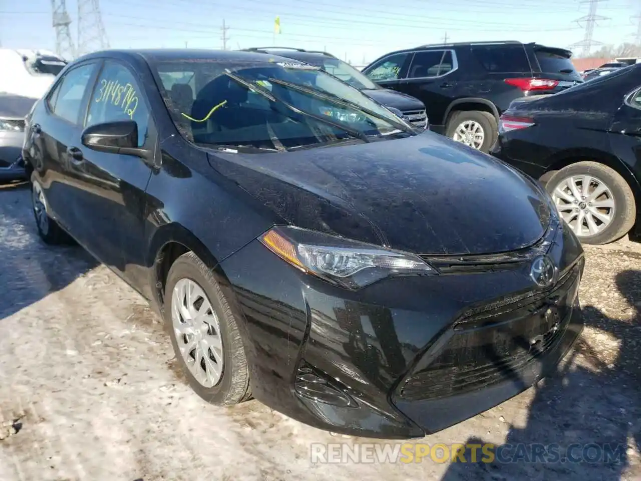 1 Photograph of a damaged car 2T1BURHE5KC149448 TOYOTA COROLLA 2019