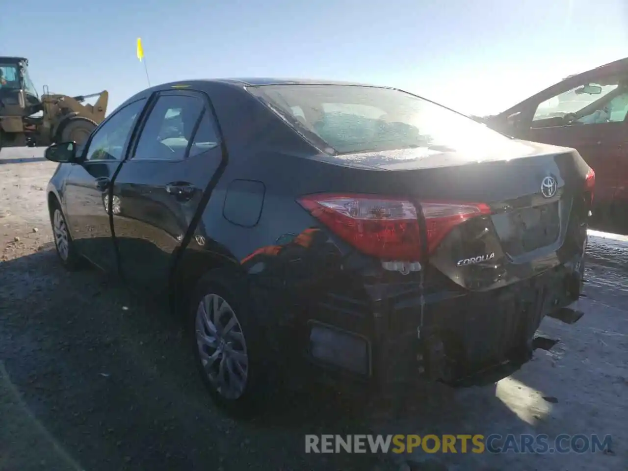 3 Photograph of a damaged car 2T1BURHE5KC149448 TOYOTA COROLLA 2019