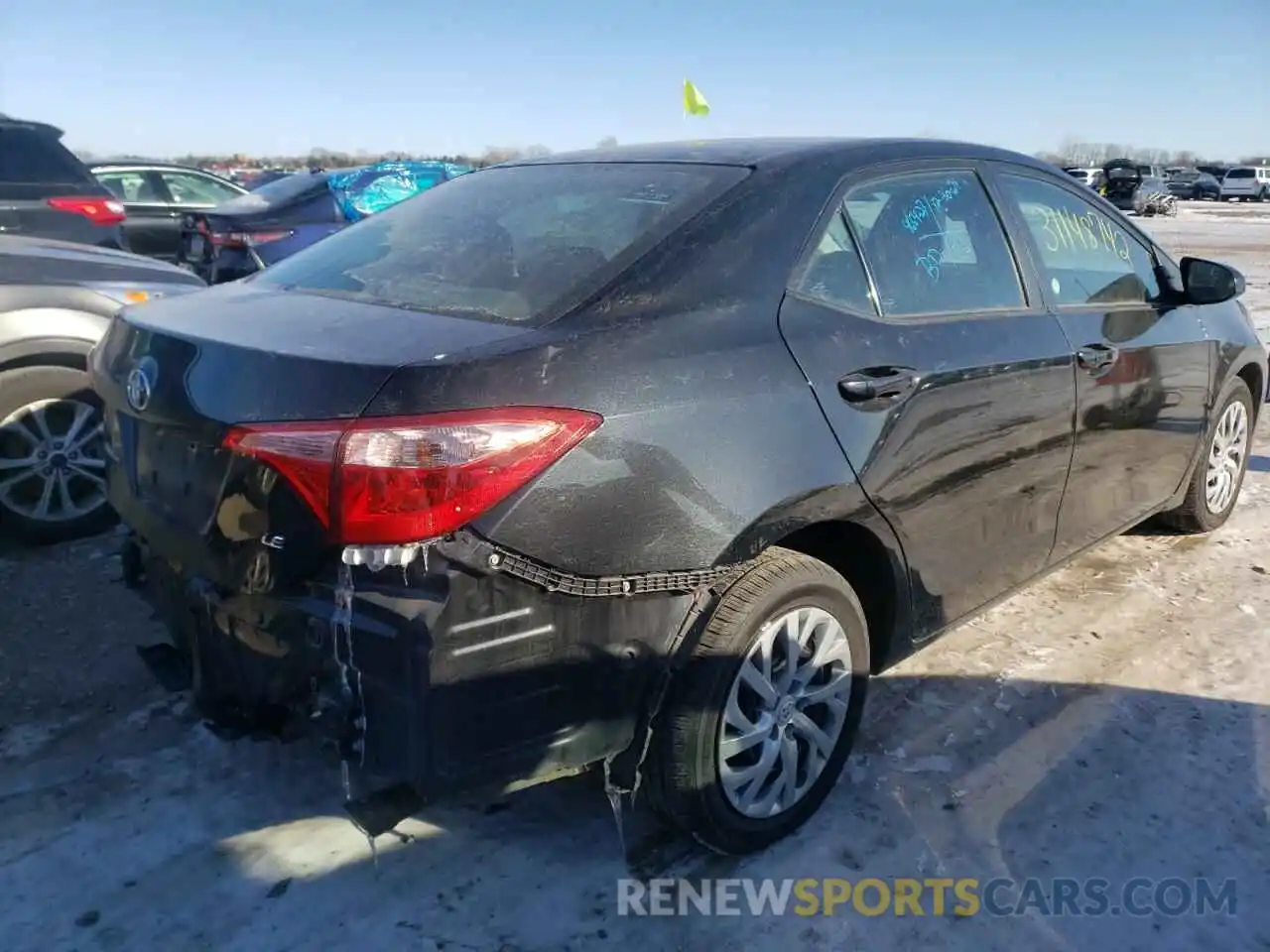 4 Photograph of a damaged car 2T1BURHE5KC149448 TOYOTA COROLLA 2019