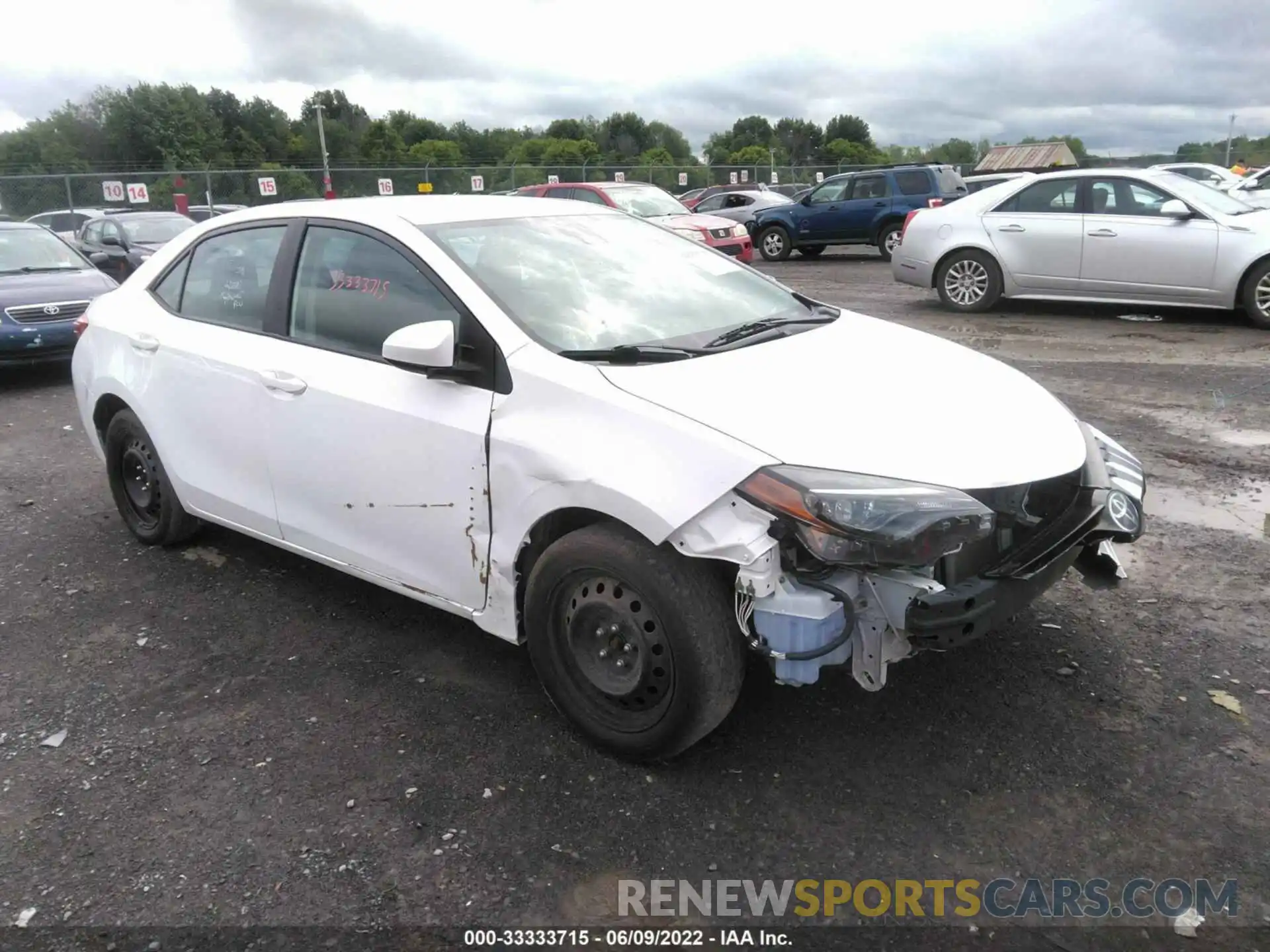 1 Photograph of a damaged car 2T1BURHE5KC149451 TOYOTA COROLLA 2019