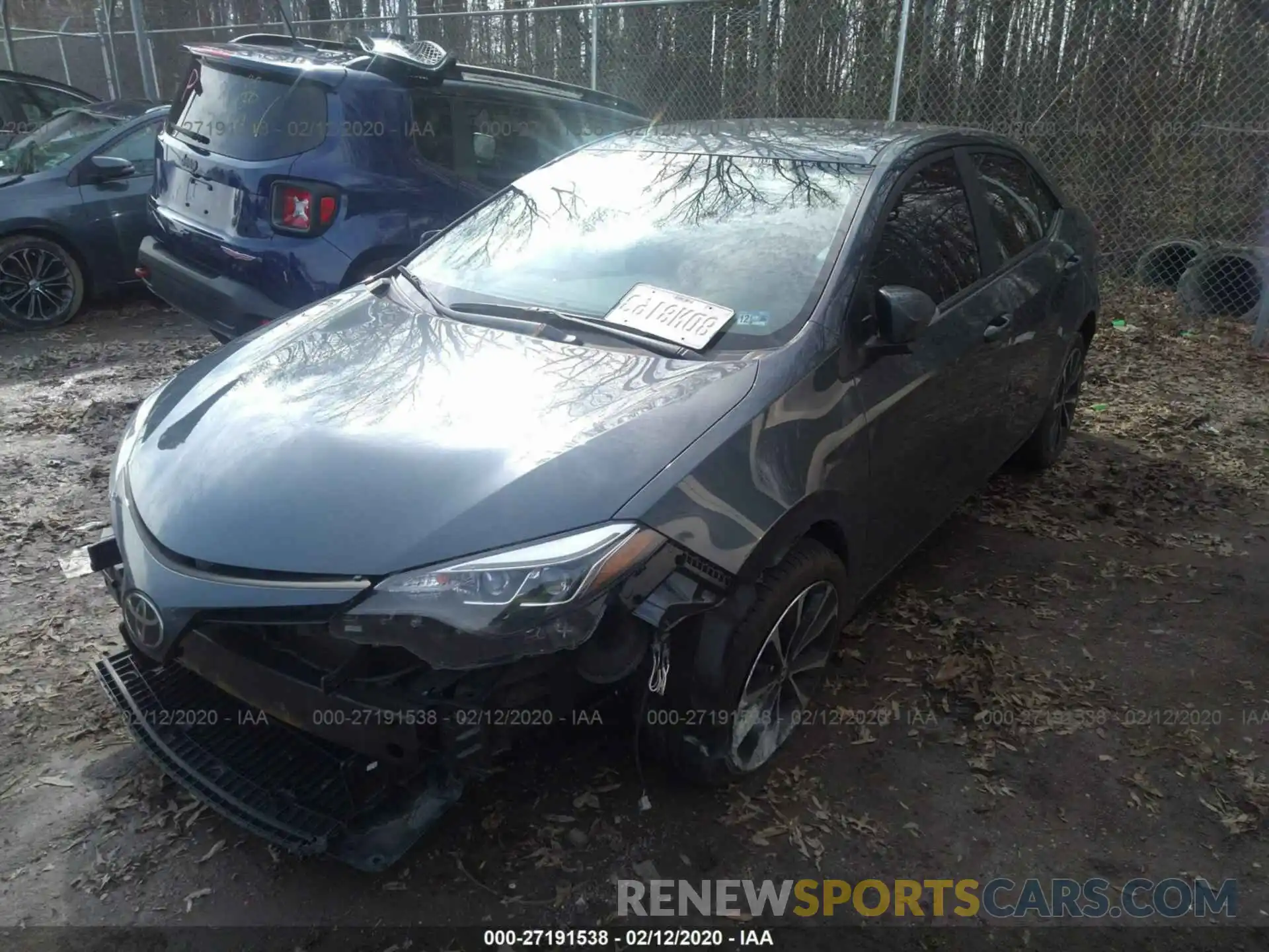 2 Photograph of a damaged car 2T1BURHE5KC149465 TOYOTA COROLLA 2019