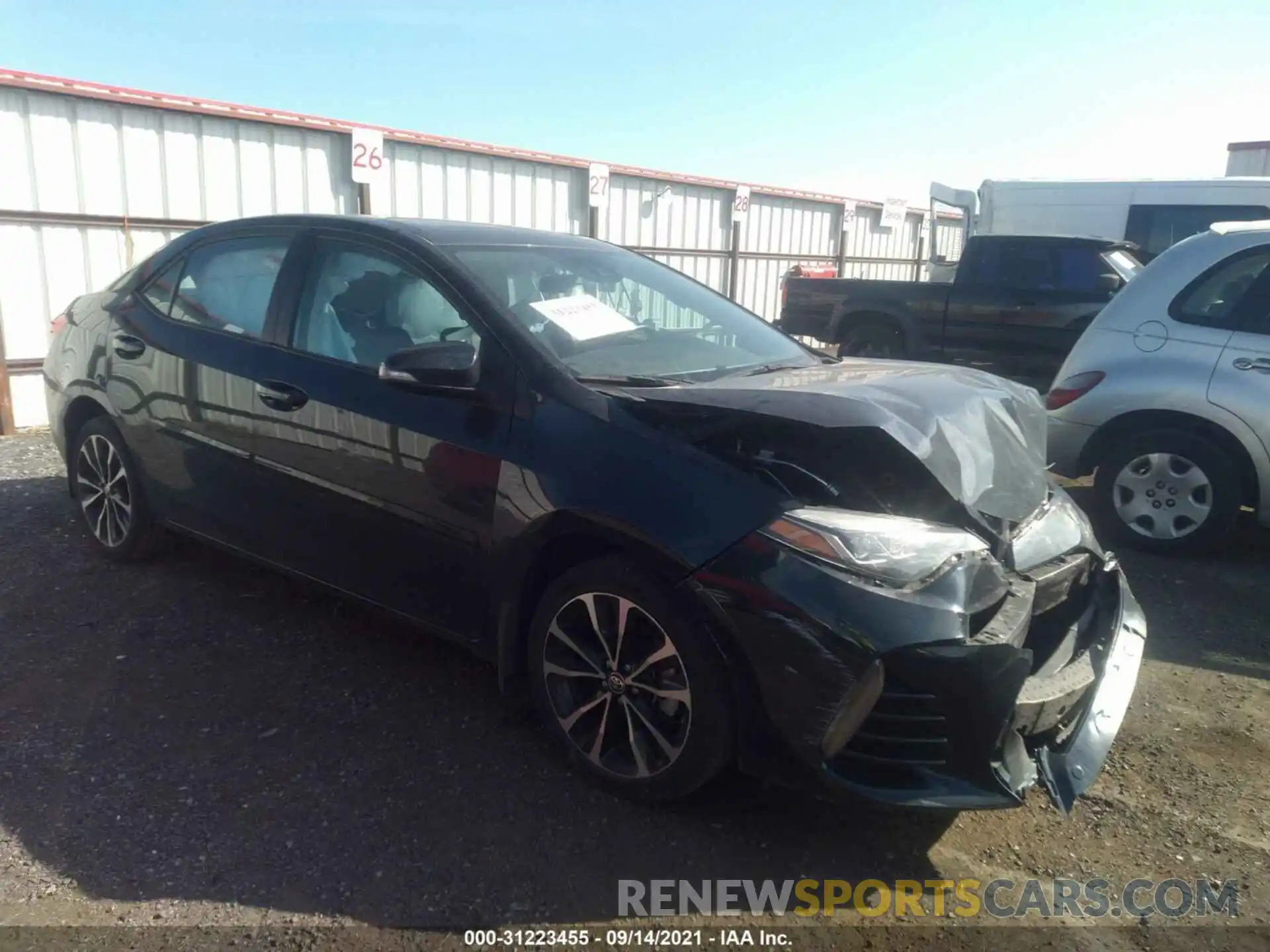 1 Photograph of a damaged car 2T1BURHE5KC149644 TOYOTA COROLLA 2019