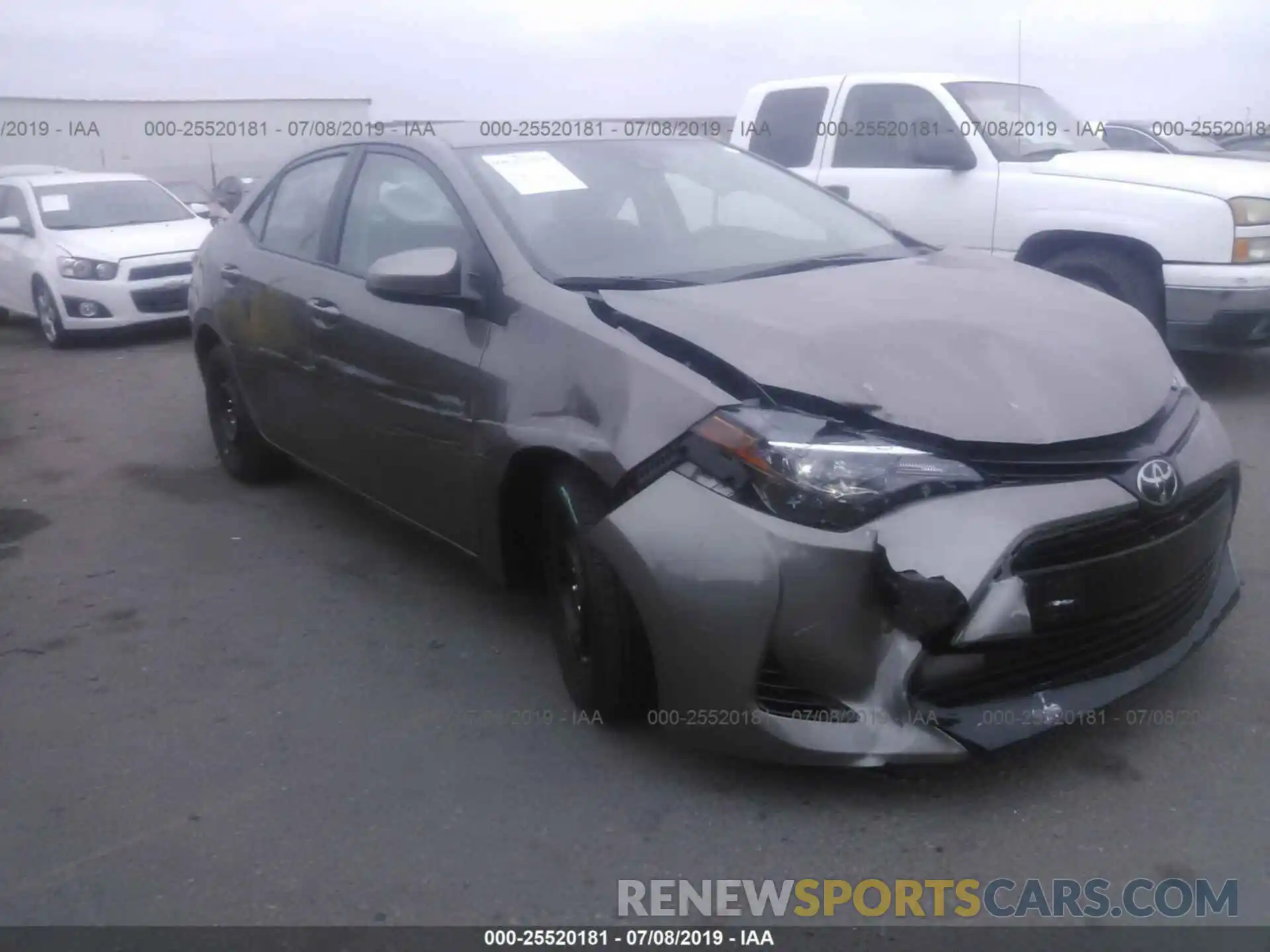 6 Photograph of a damaged car 2T1BURHE5KC150017 TOYOTA COROLLA 2019