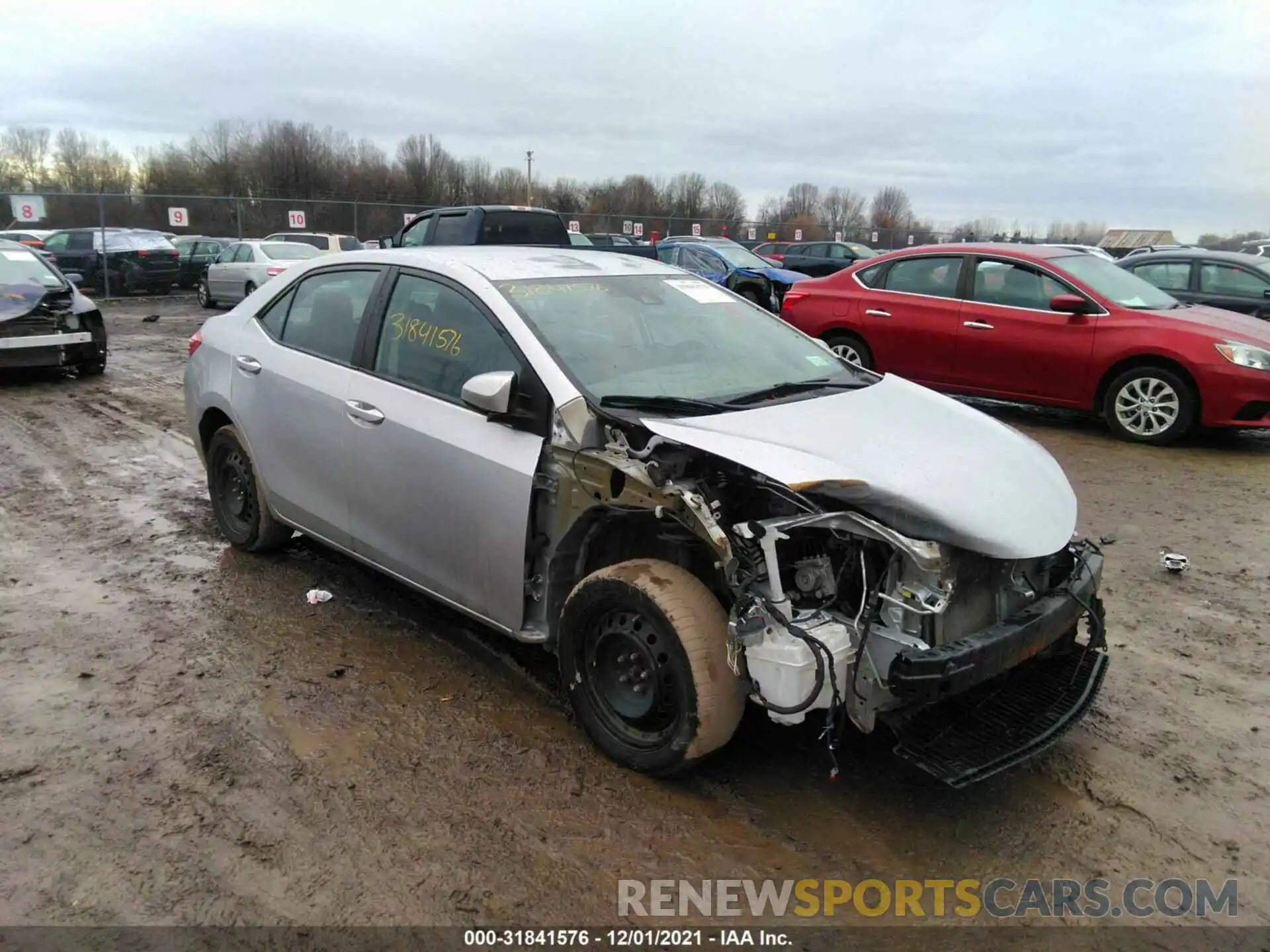 1 Photograph of a damaged car 2T1BURHE5KC150065 TOYOTA COROLLA 2019