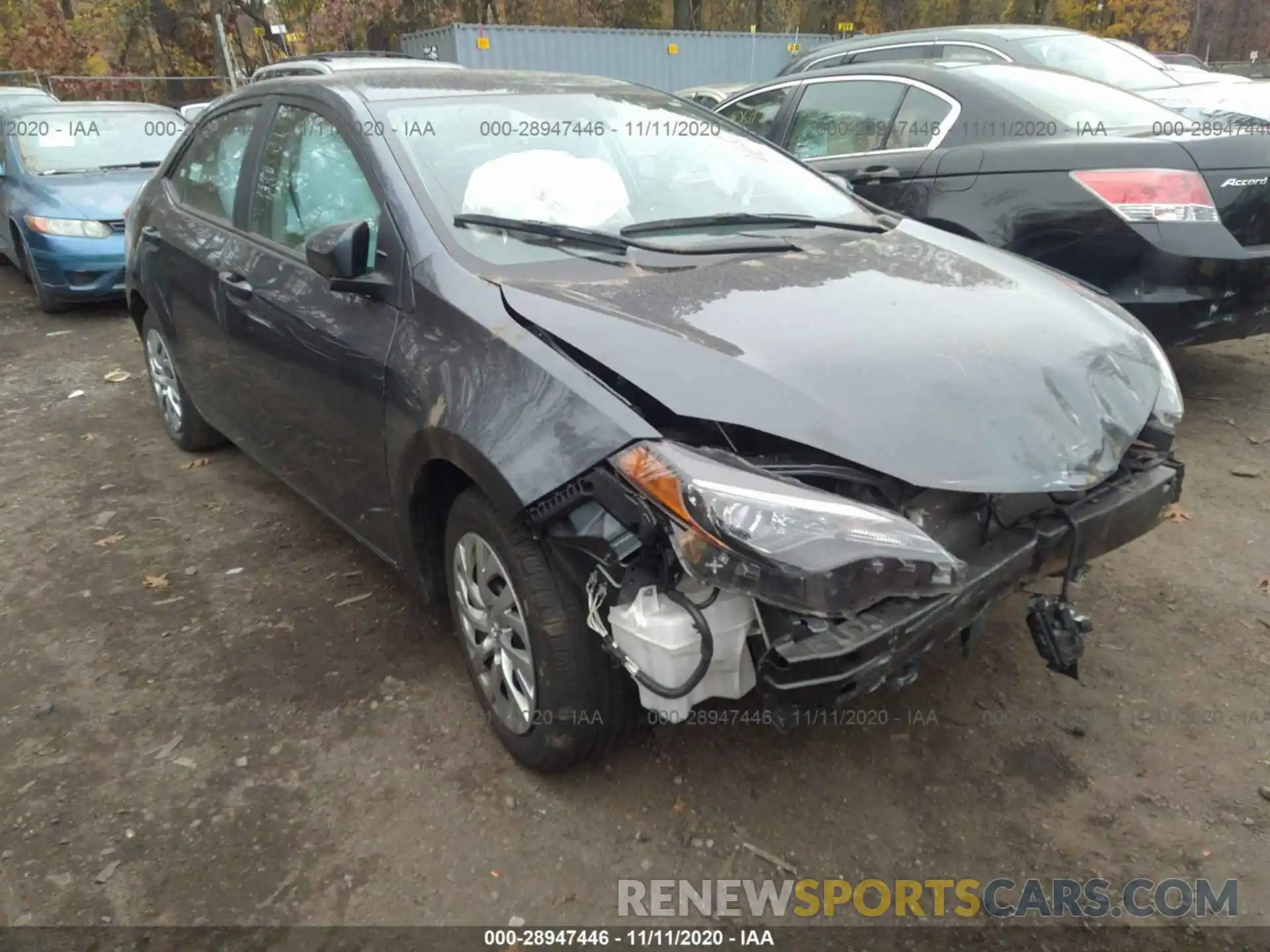 1 Photograph of a damaged car 2T1BURHE5KC150177 TOYOTA COROLLA 2019