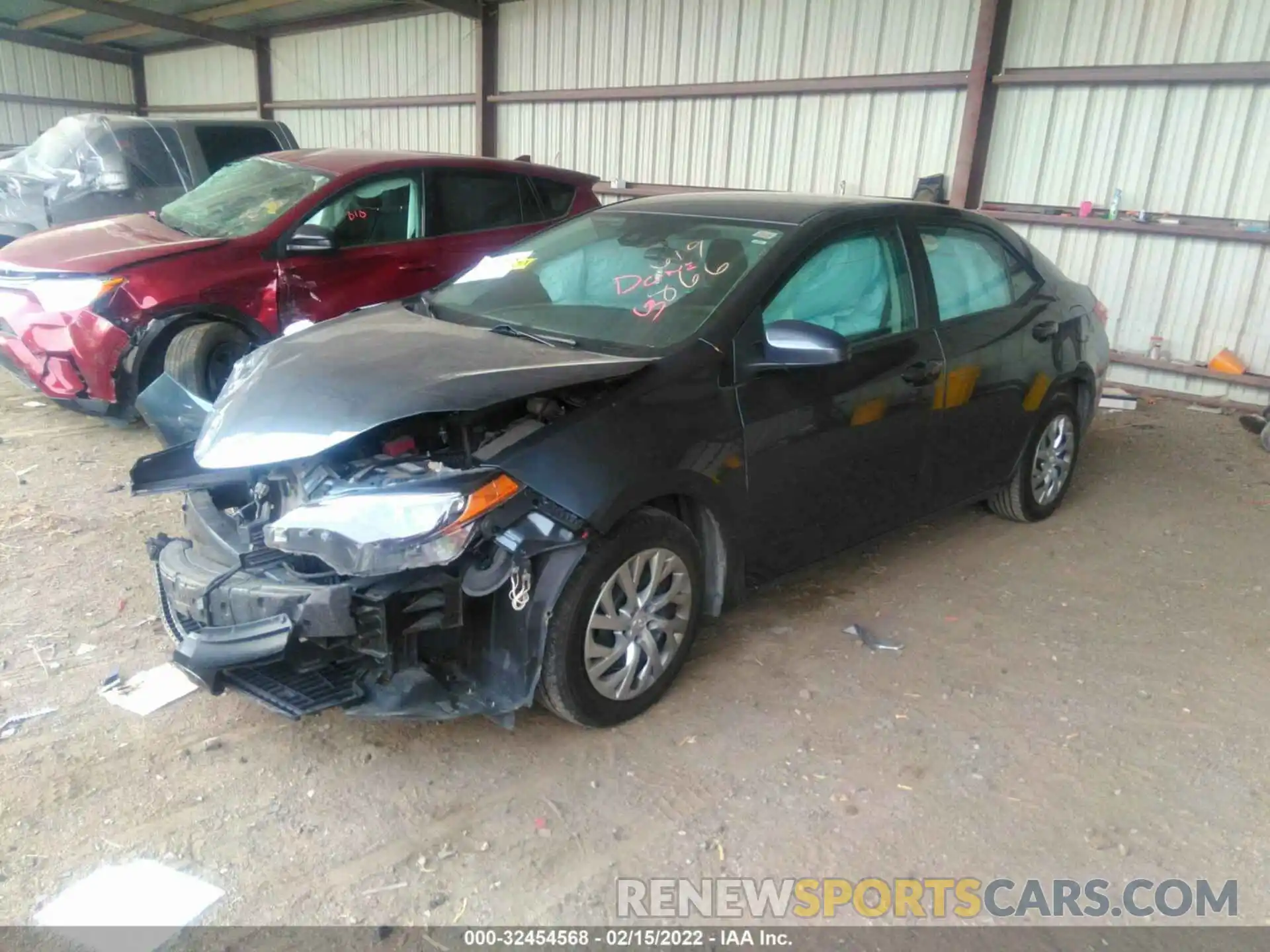 2 Photograph of a damaged car 2T1BURHE5KC150342 TOYOTA COROLLA 2019