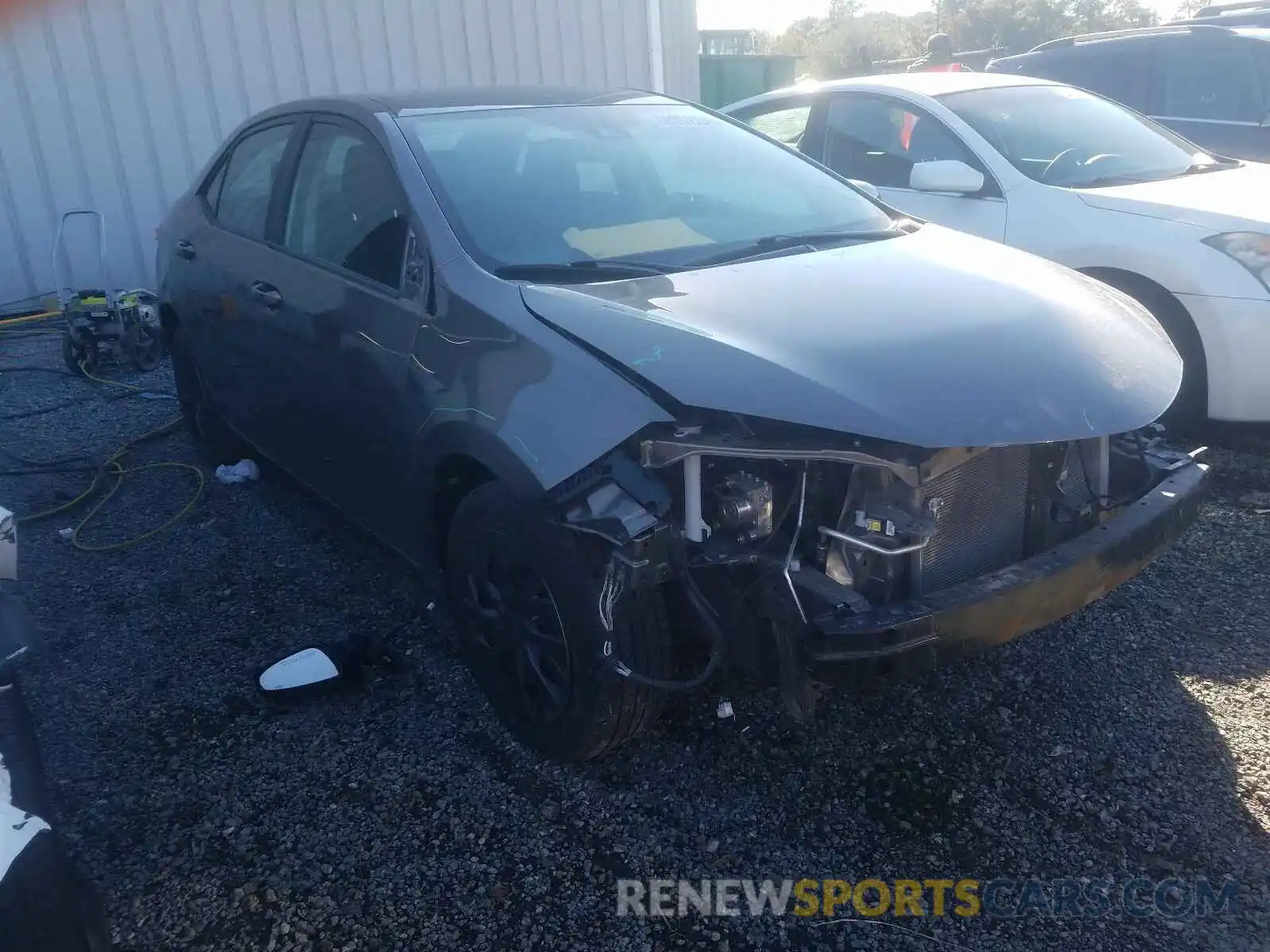 1 Photograph of a damaged car 2T1BURHE5KC150485 TOYOTA COROLLA 2019